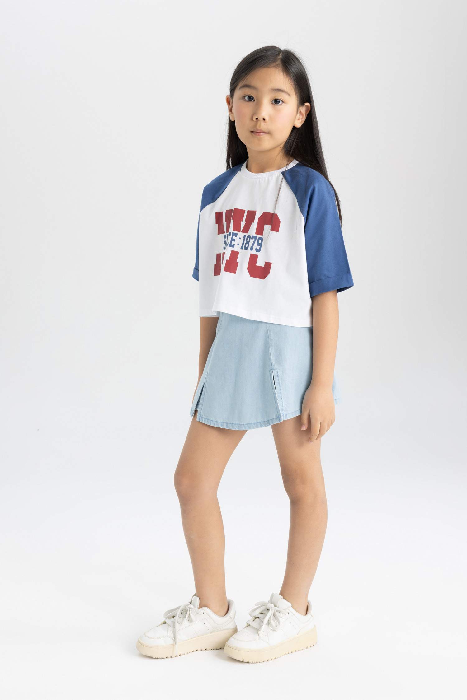 تنورة جينز بناتي