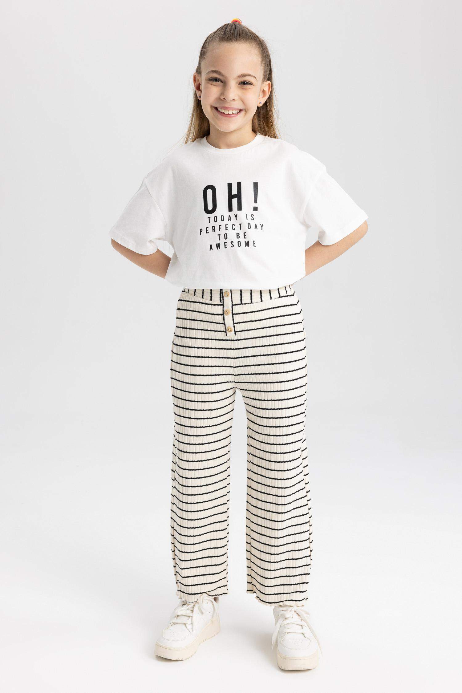 Футболка свободного кроя для девочек