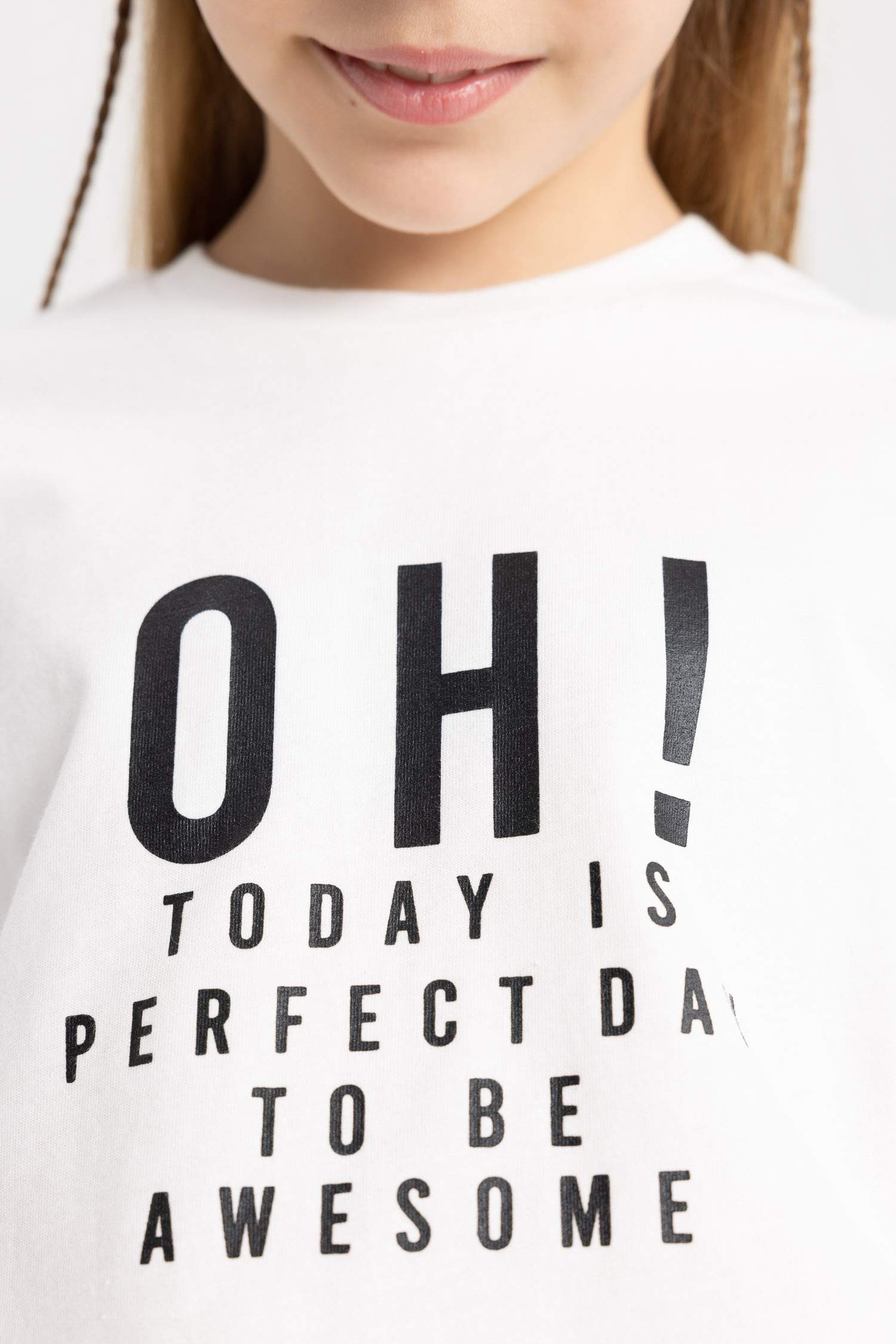 Футболка свободного кроя для девочек