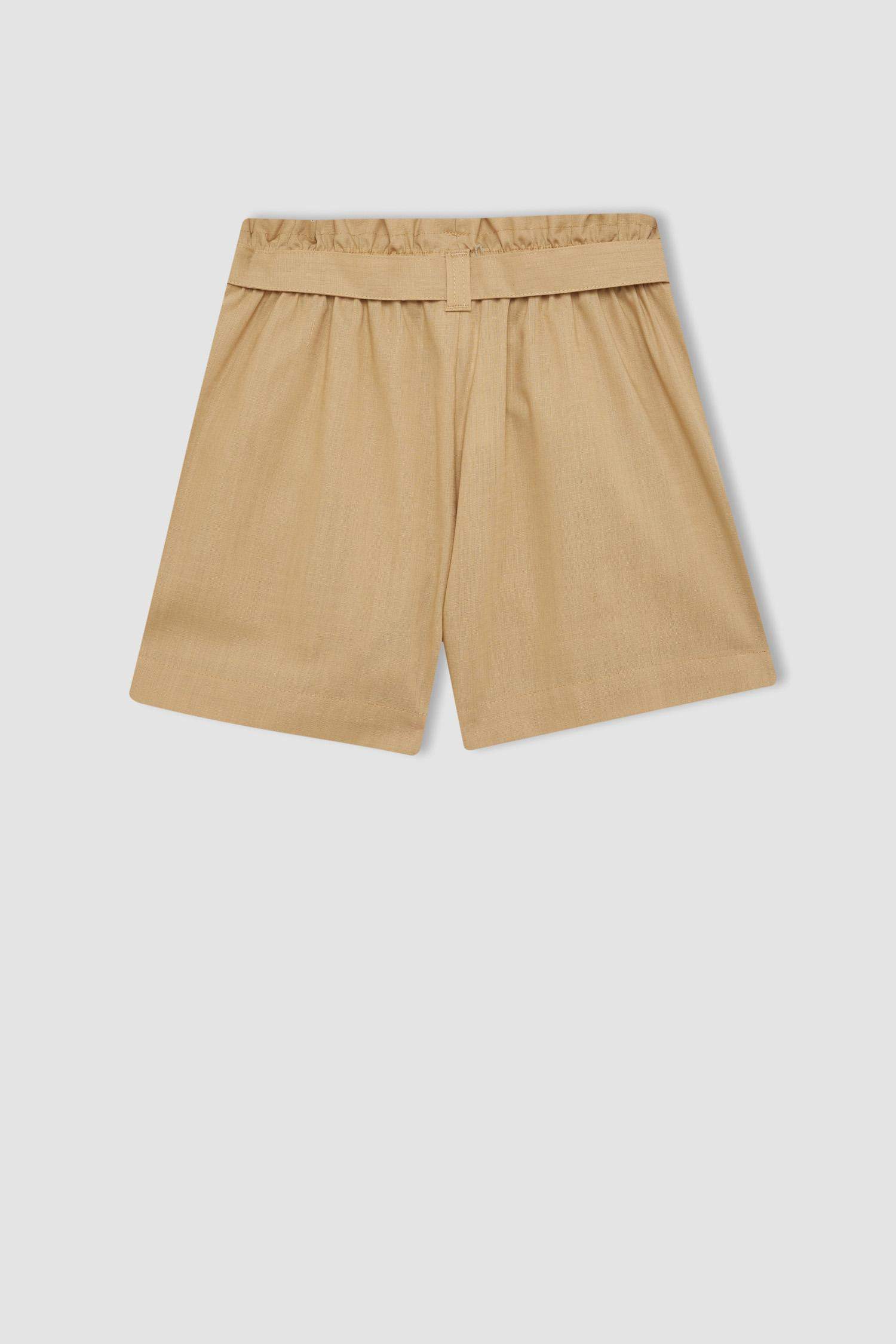 شورت كتان بناتي