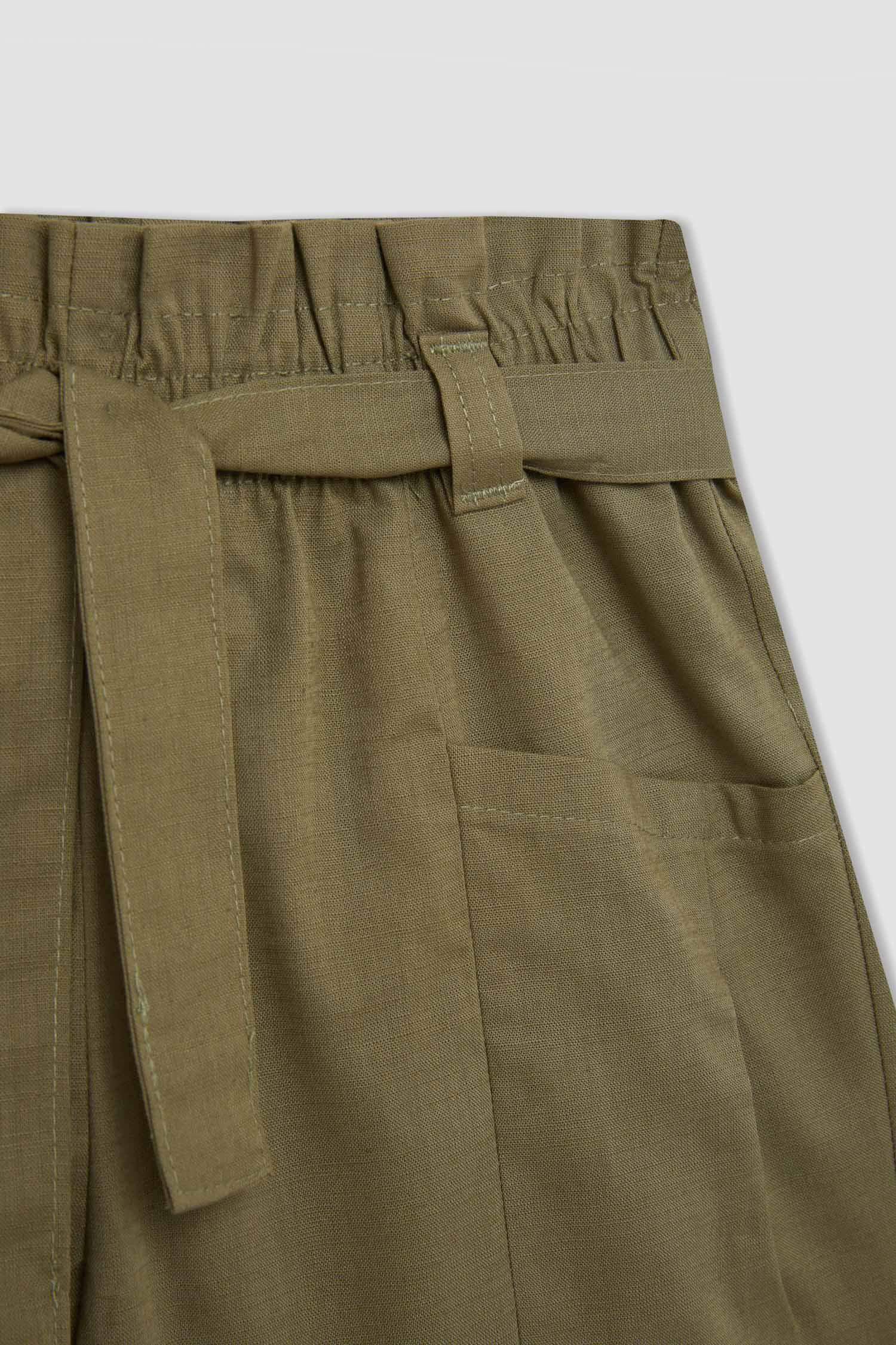 شورت كتان بناتي