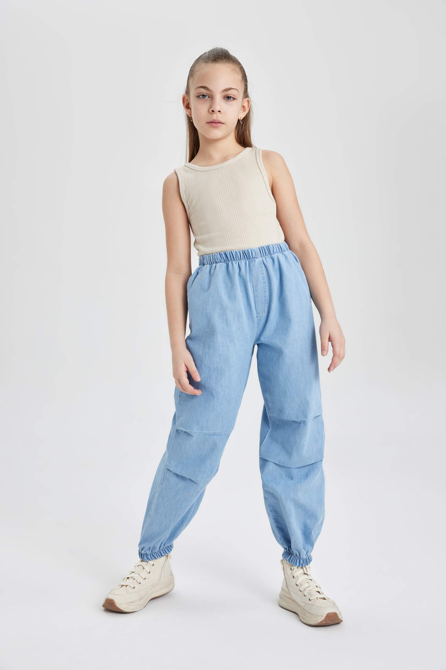 Girl Slim Fit Basic Camisole Tank Top