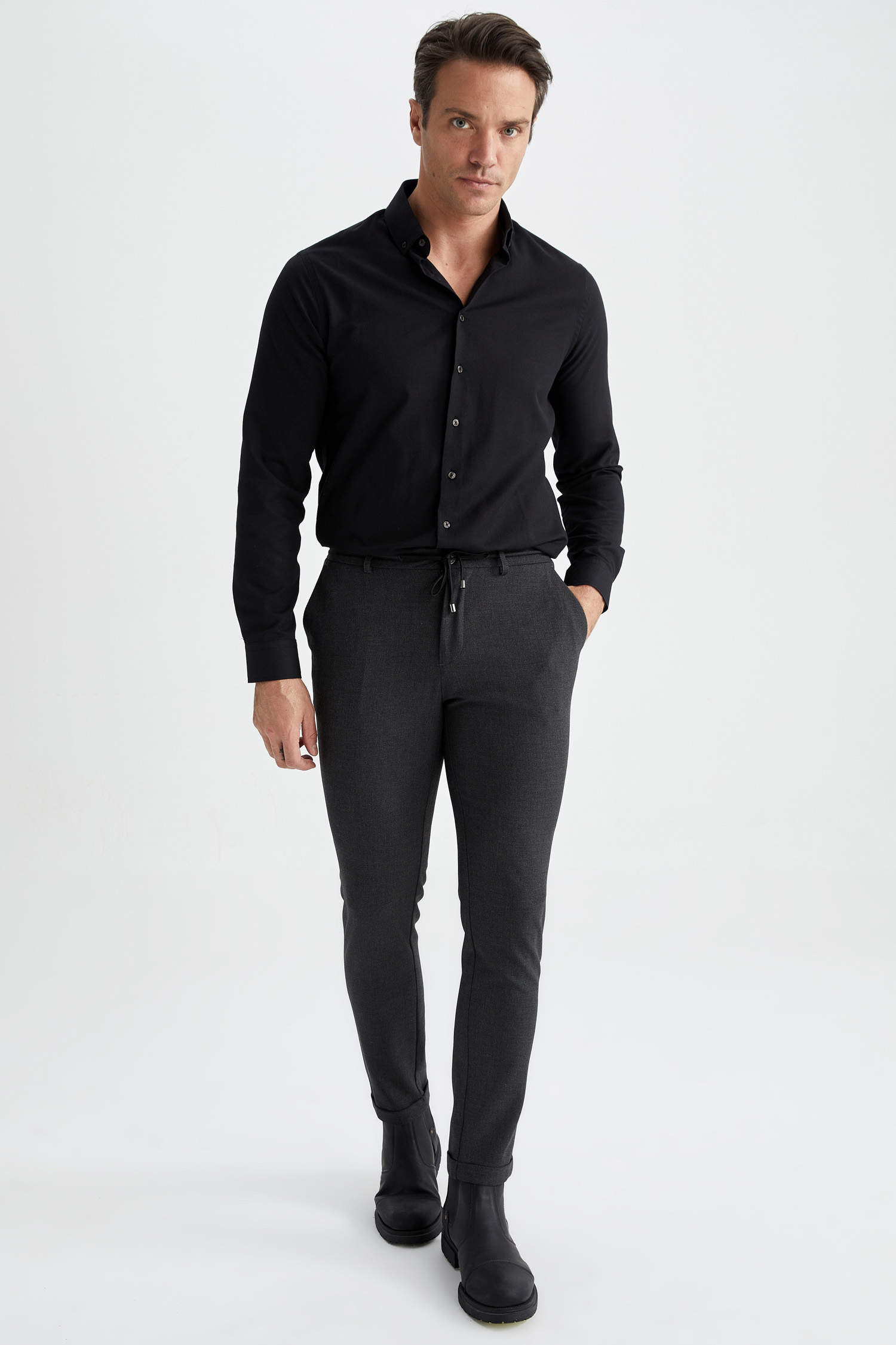 Anthracite MAN Jogger Trousers 2754859 | DeFacto