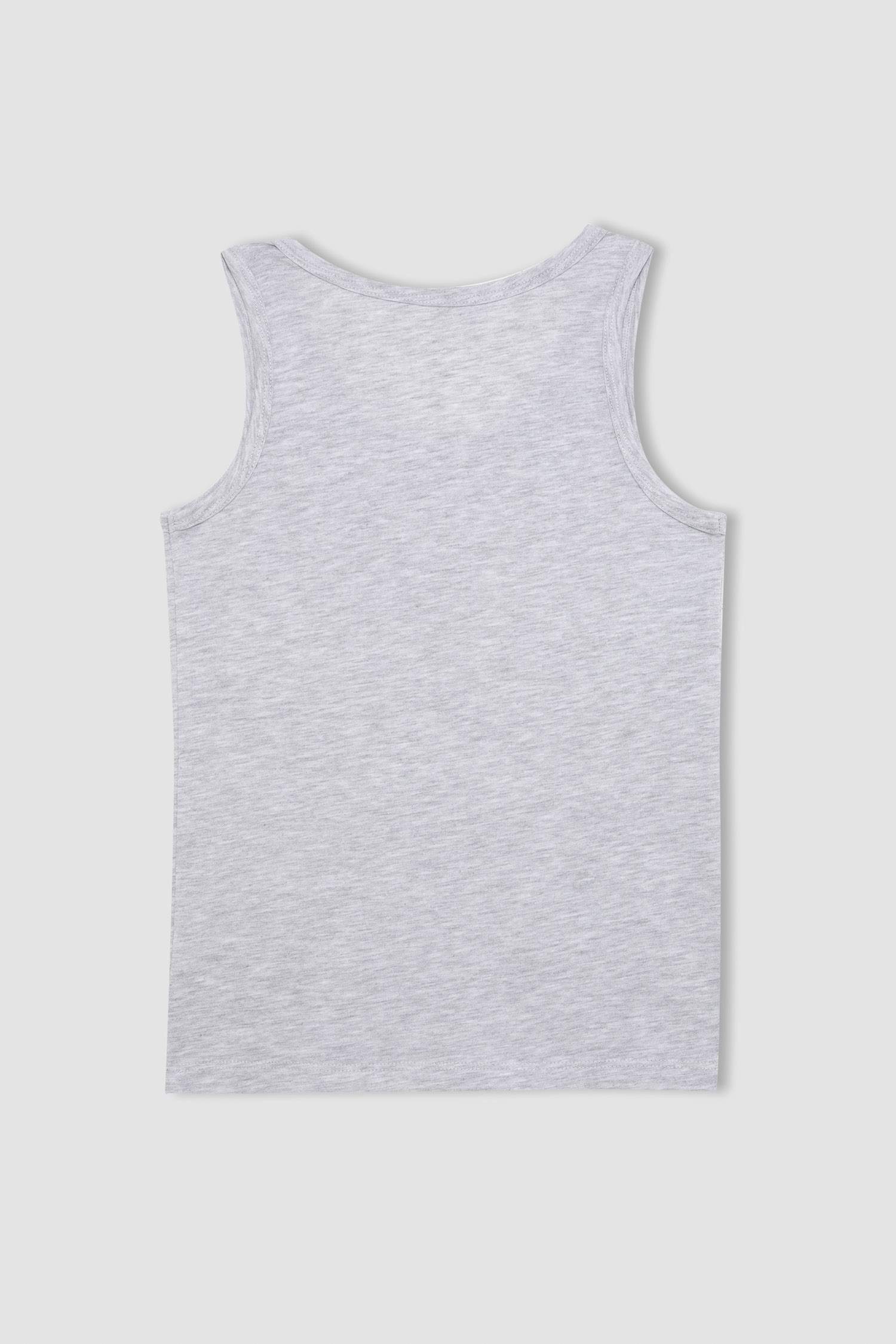 Erkek Çocuk Desenli 2'li Atlet