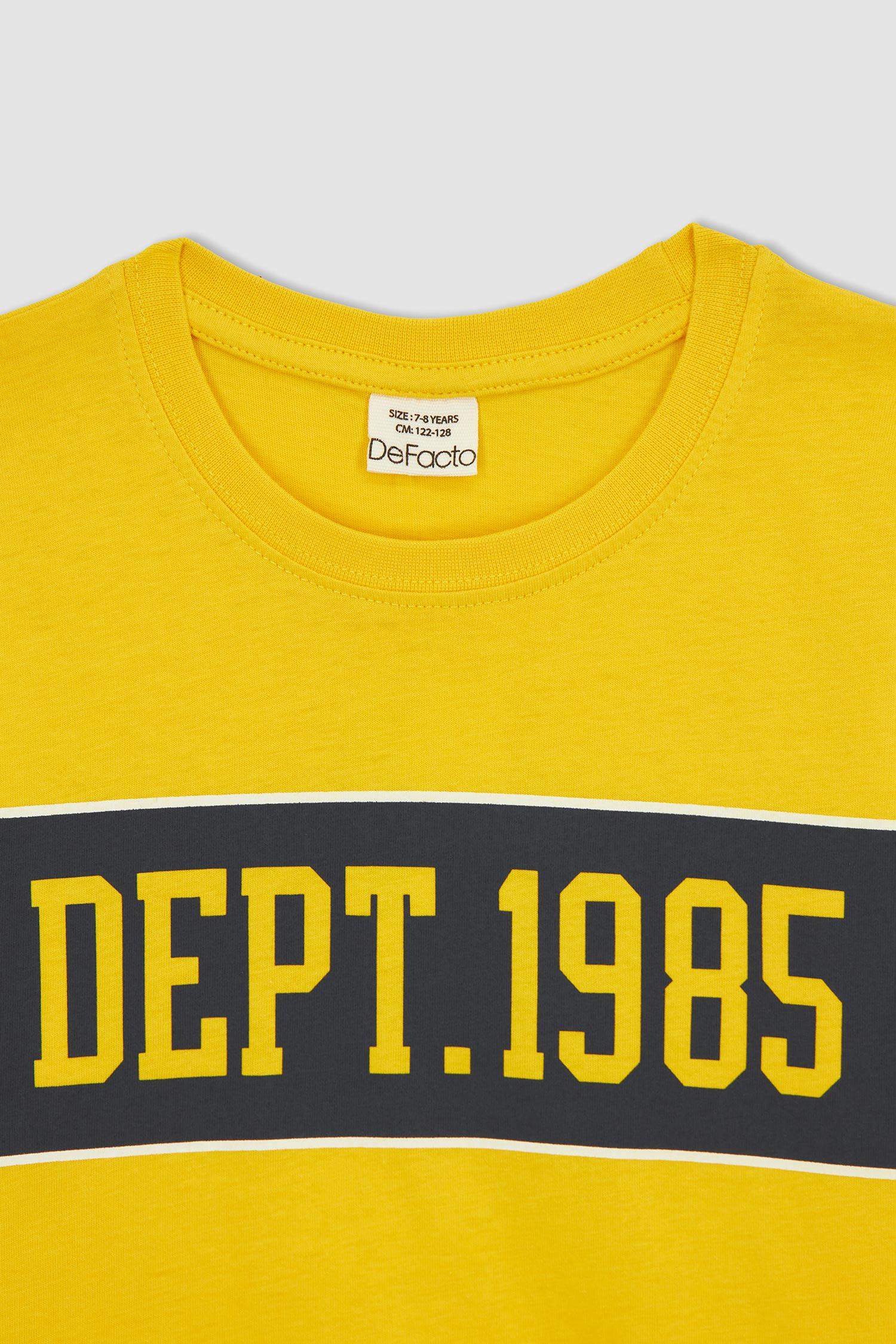 T-Shirt À Manches Courtes İmprimé Coupe Classique