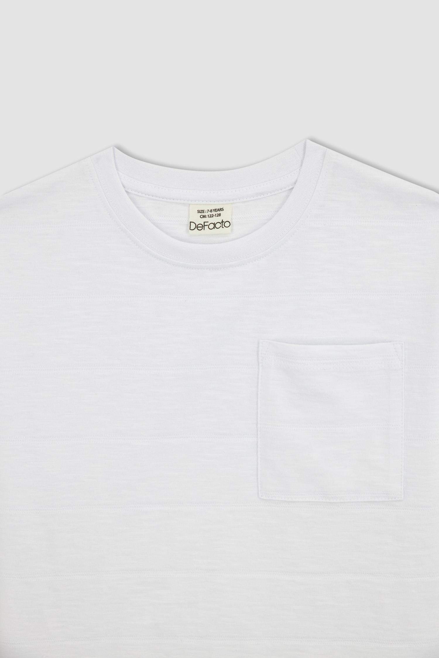 Garçon Col Ras Du Cou T-Shirt À Manches Courtes