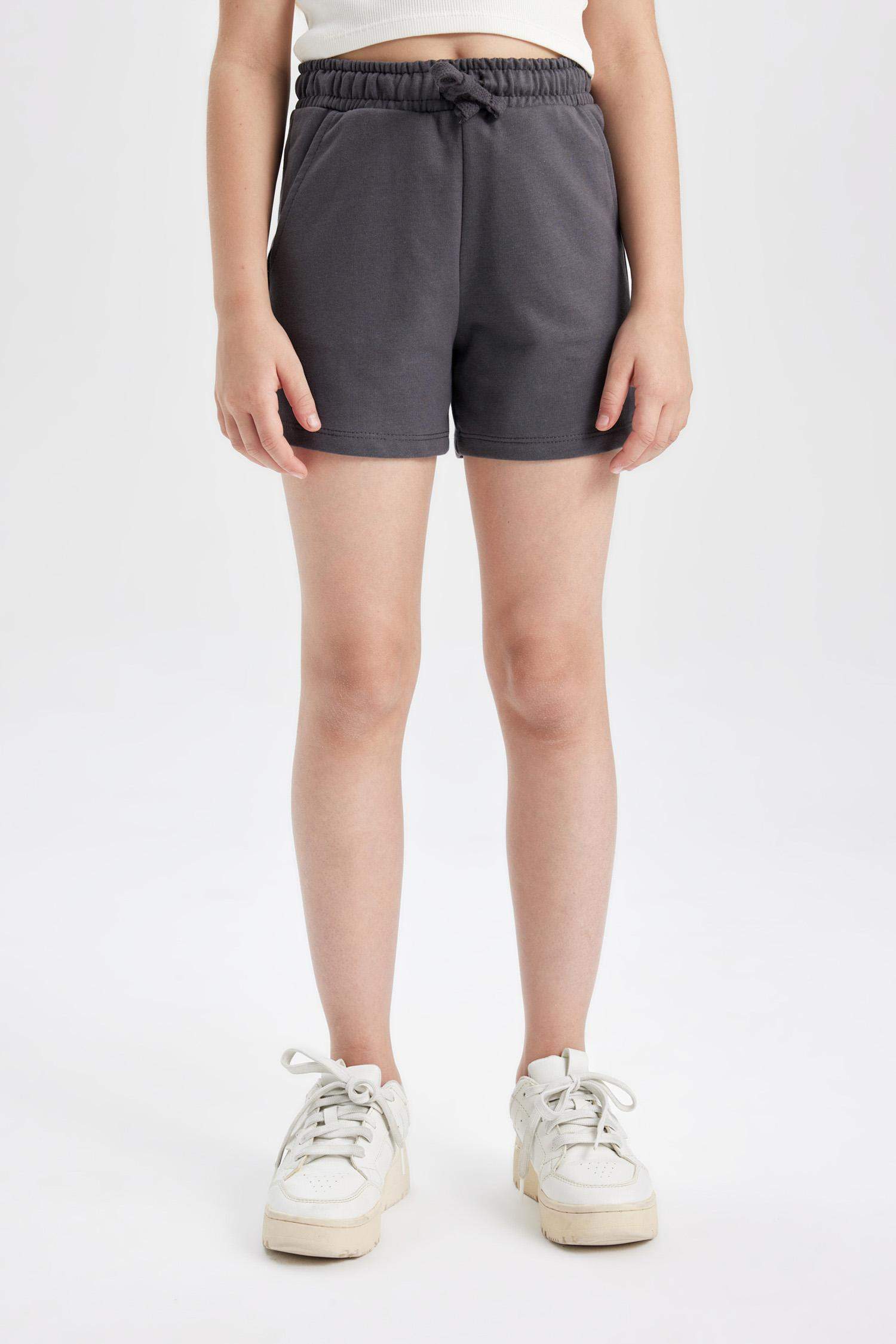 Kız Çocuk Baskılı 2'li Şort