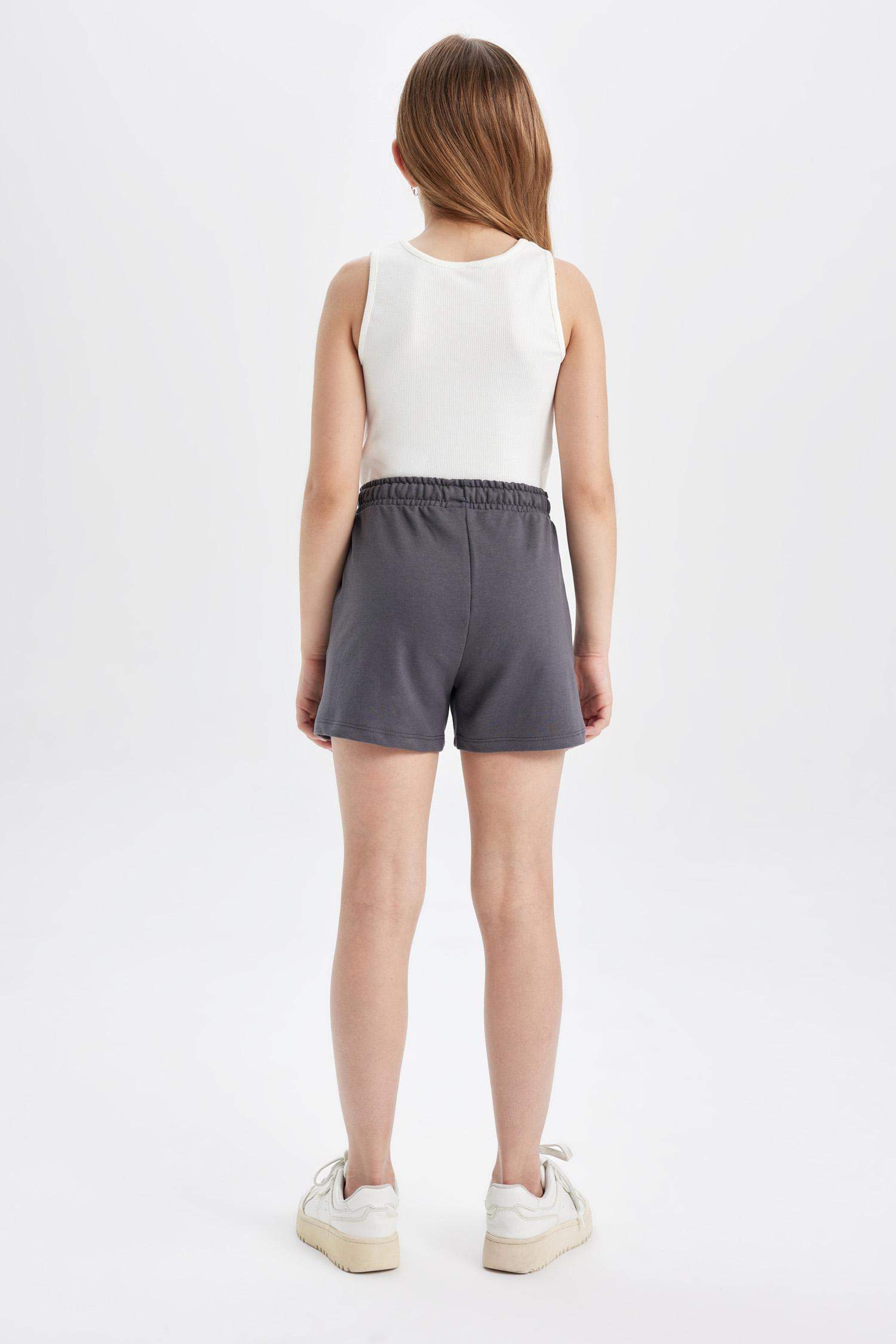 Kız Çocuk Baskılı 2'li Şort