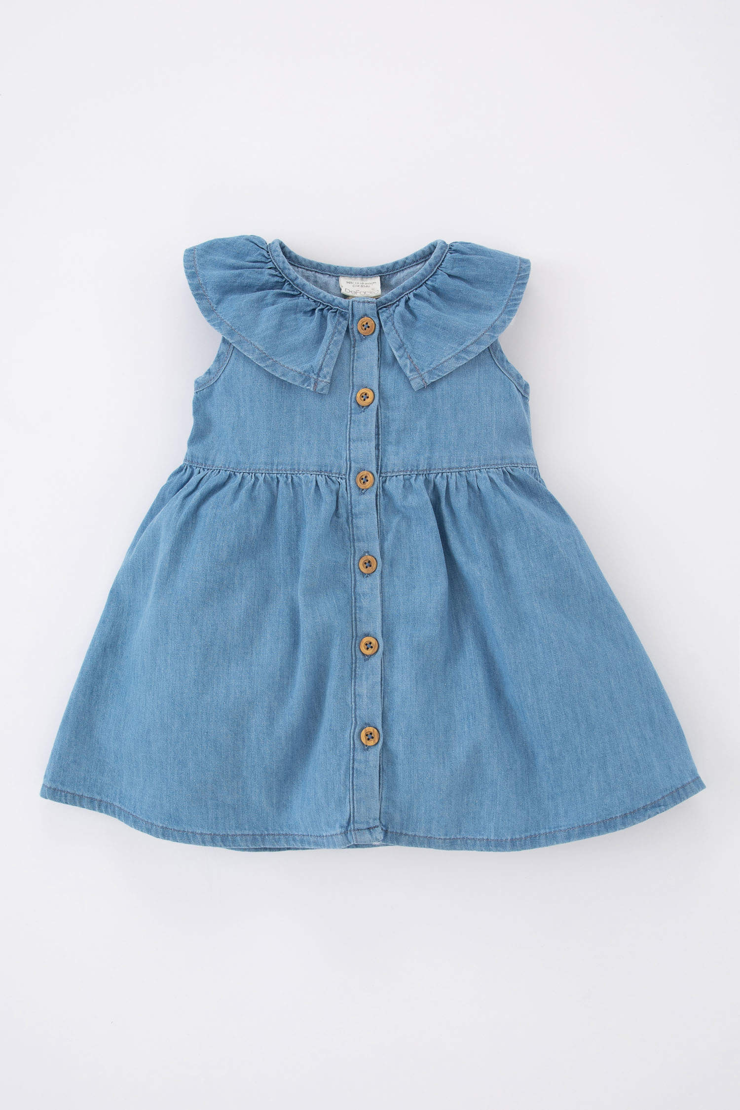 Blue BABY GIRL Baby Girl Sleeveless Jean Dress 2761840 | DeFacto