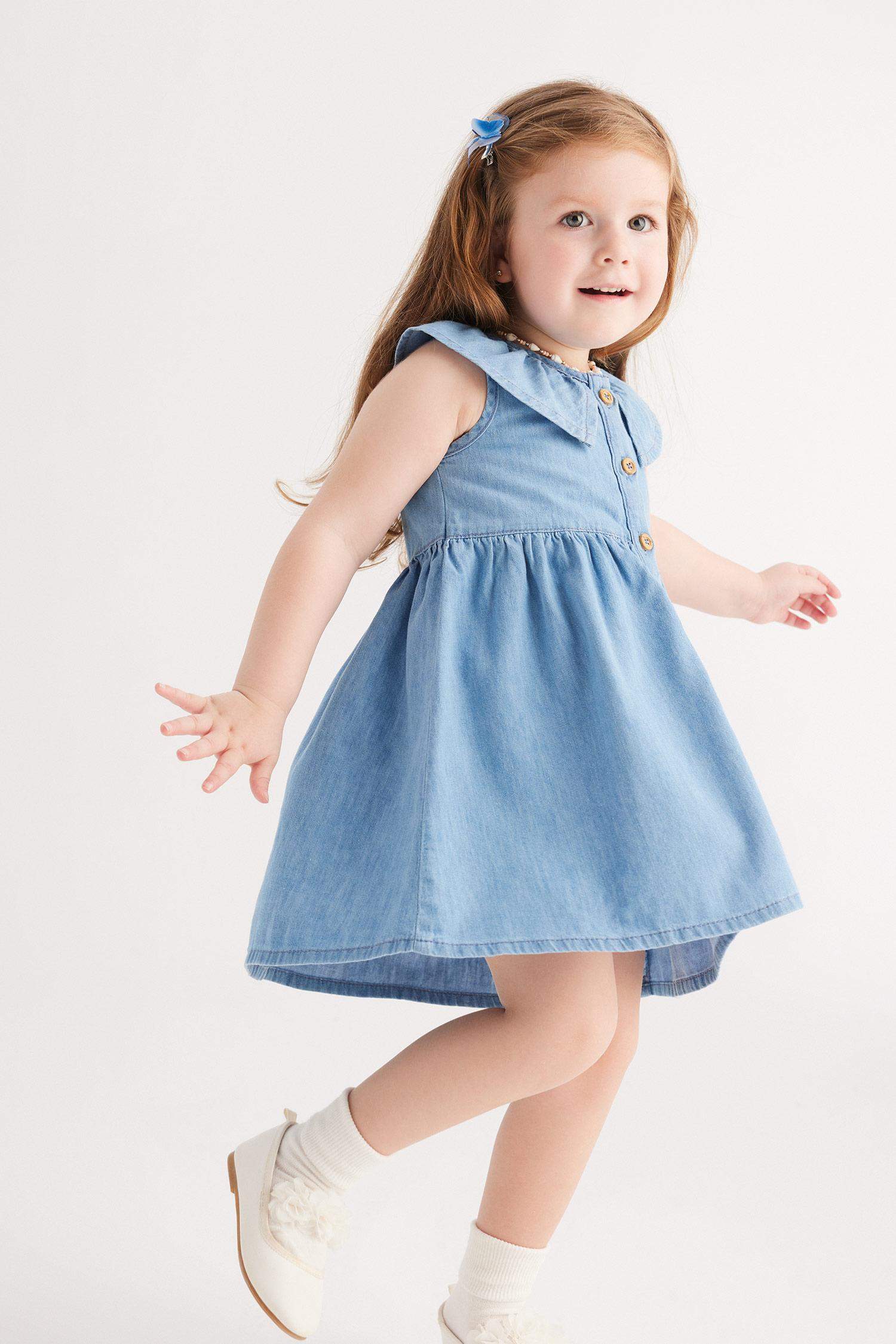 Baby 2024 jean dress