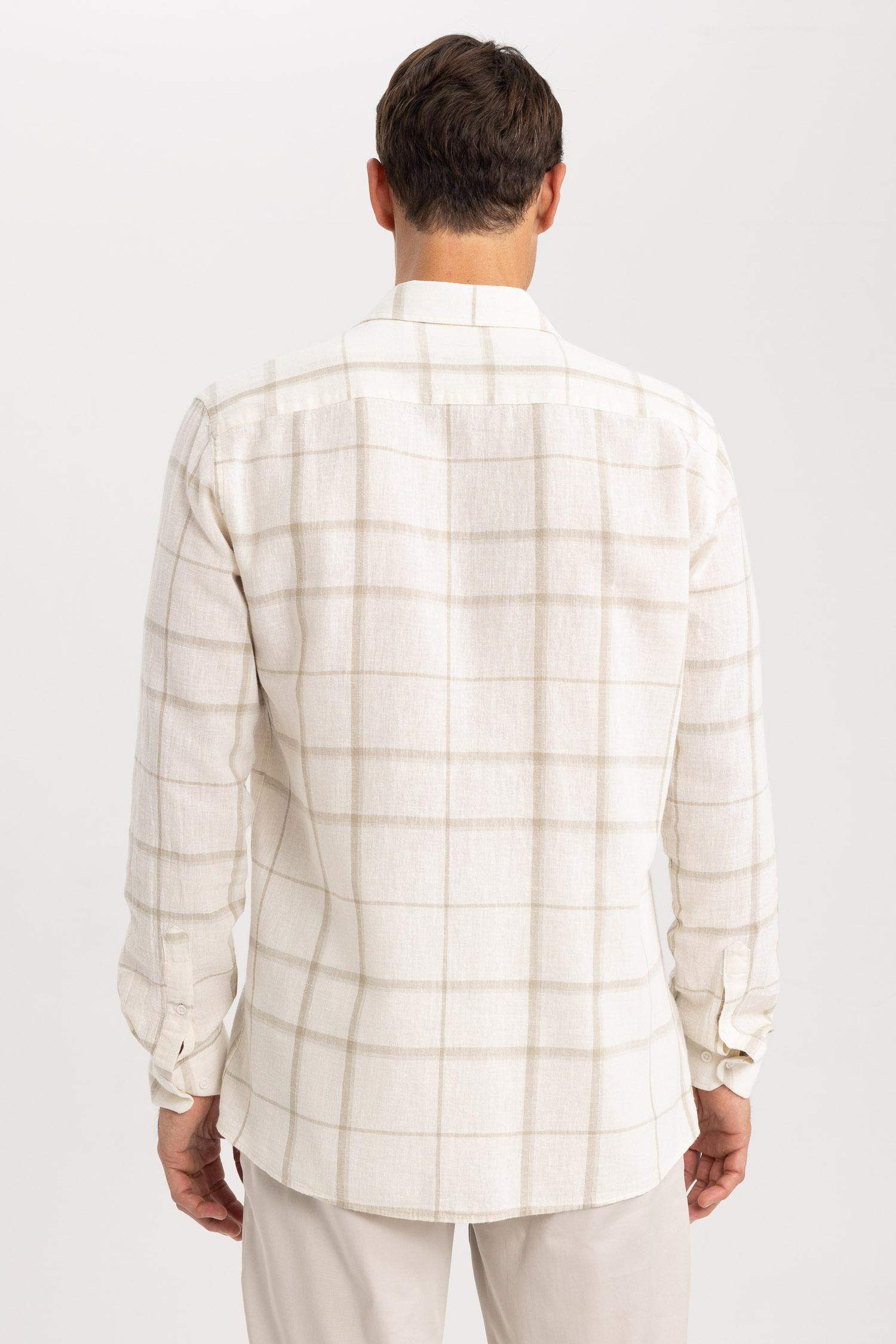 заманауи пішім чек Ұзын жеңді көйлек