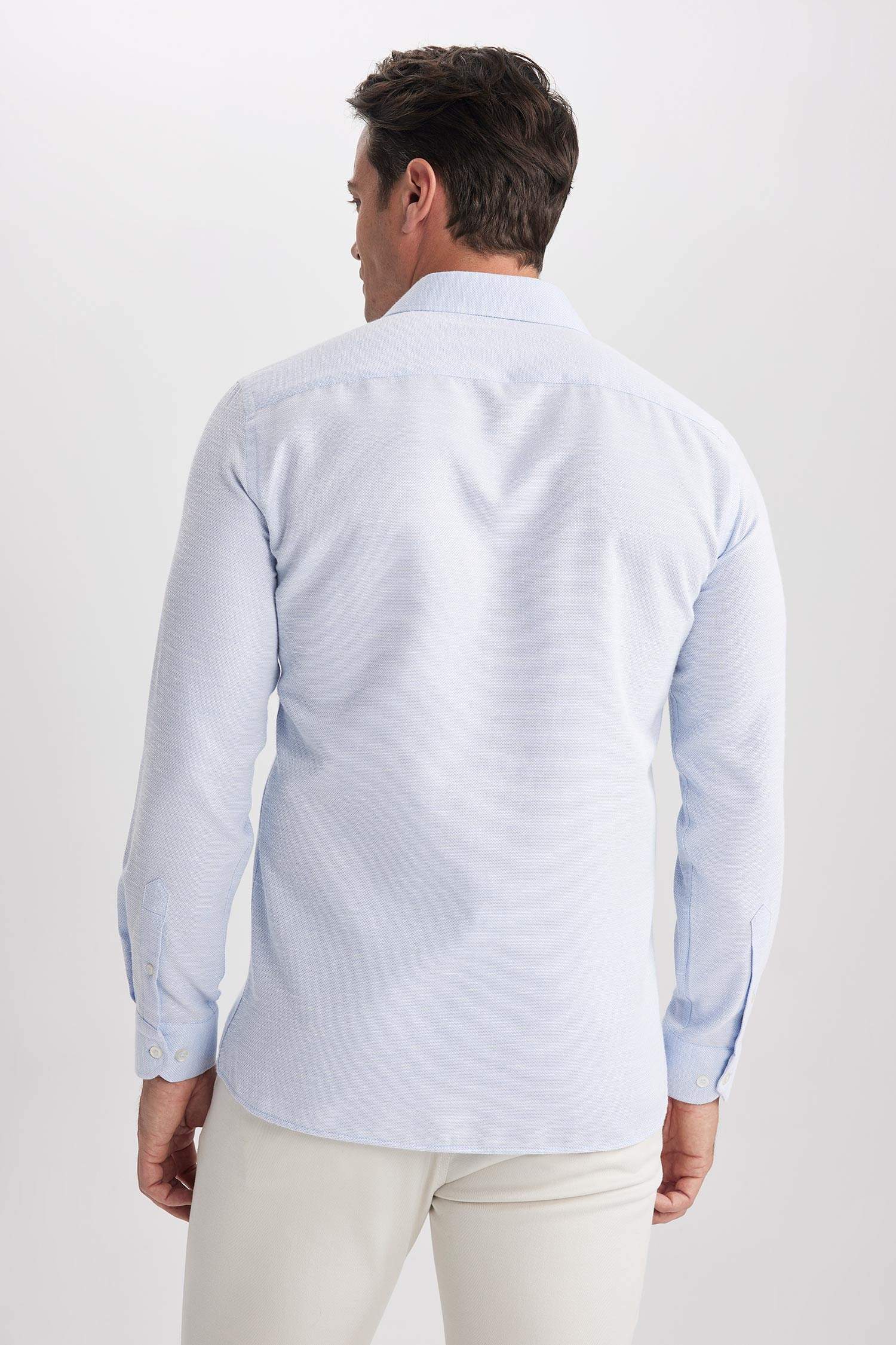 слим пішімі Ұзын жеңді көйлек