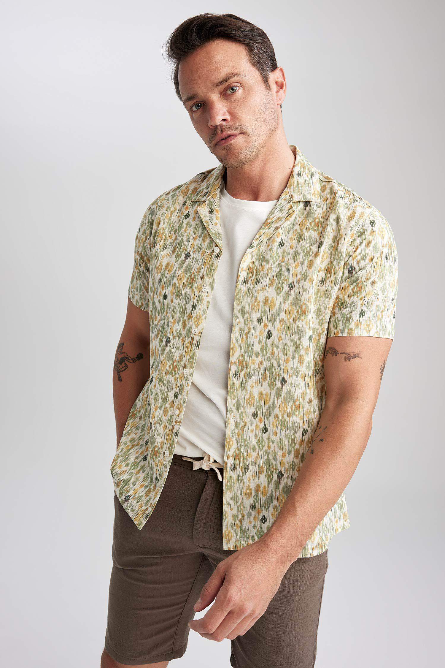 قميص بولو نص كم مودرن فيت