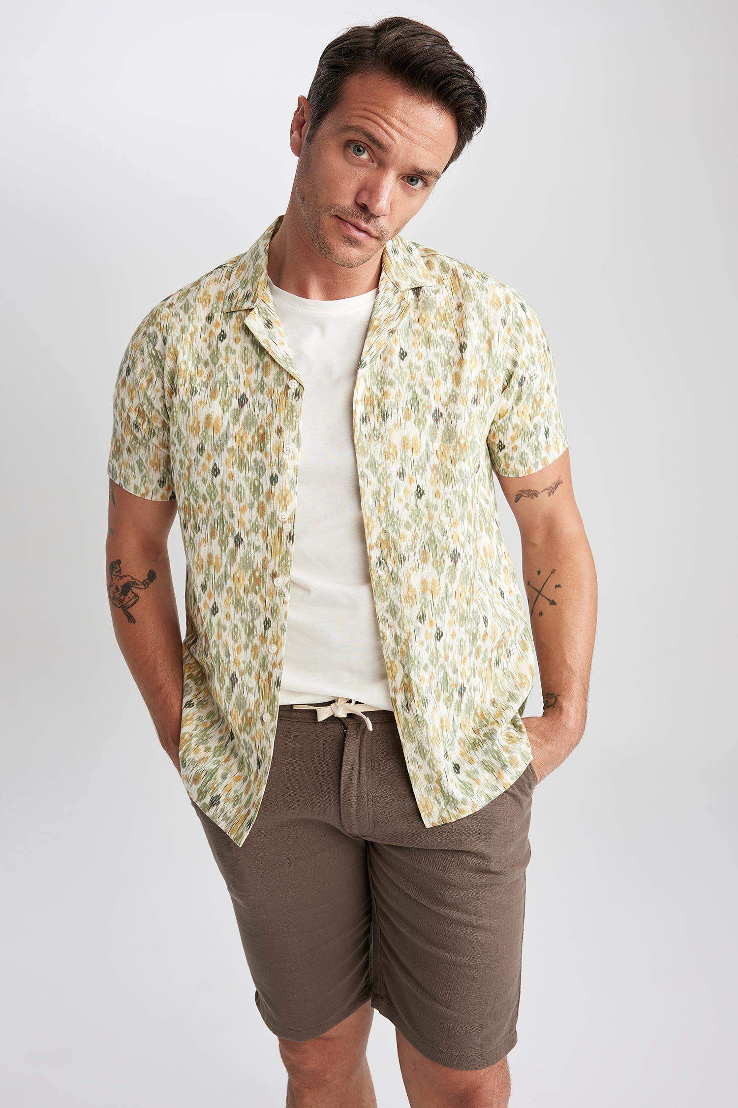 قميص بولو نص كم مودرن فيت