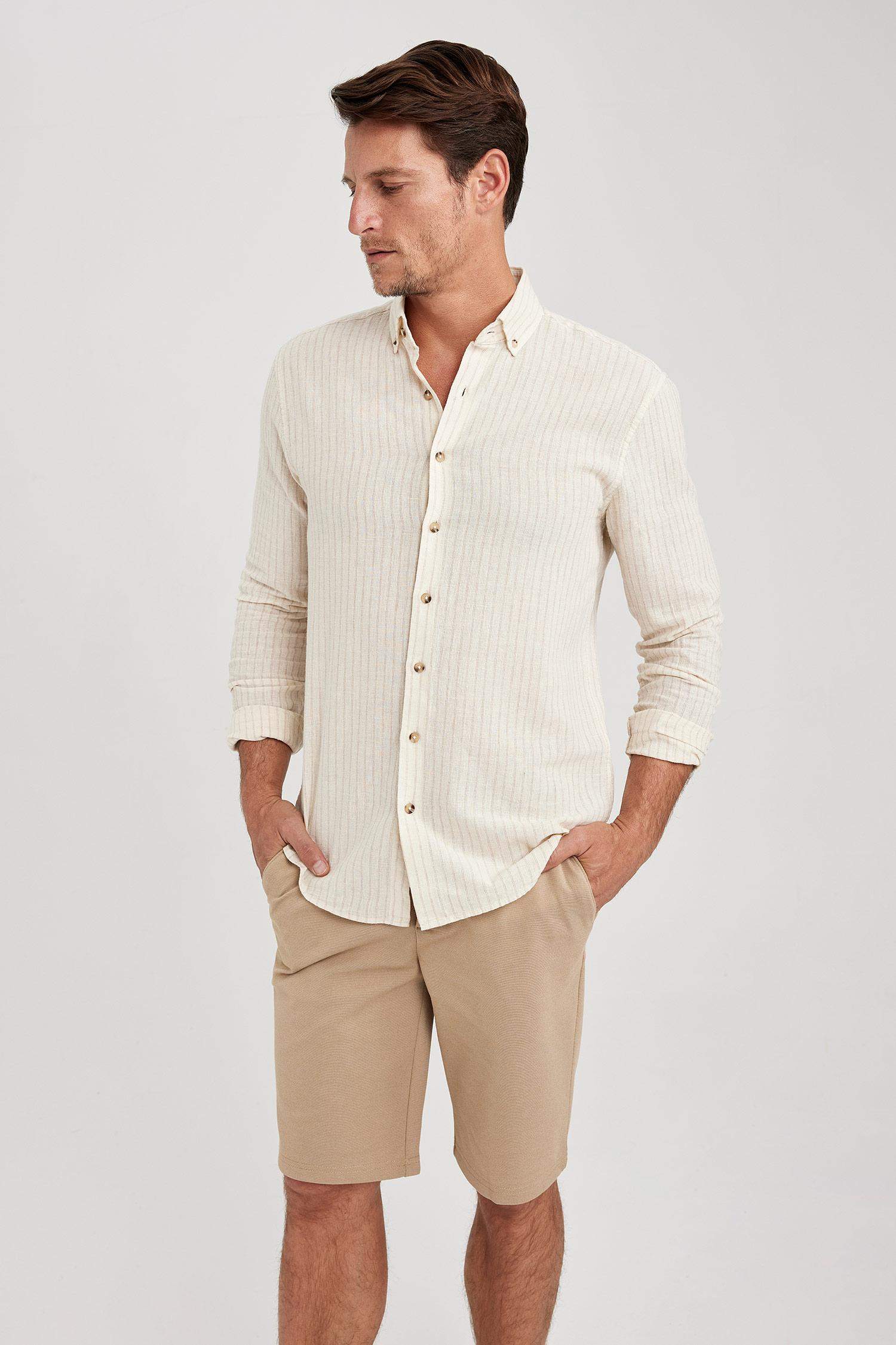 заманауи пішім Ұзын жеңді көйлек