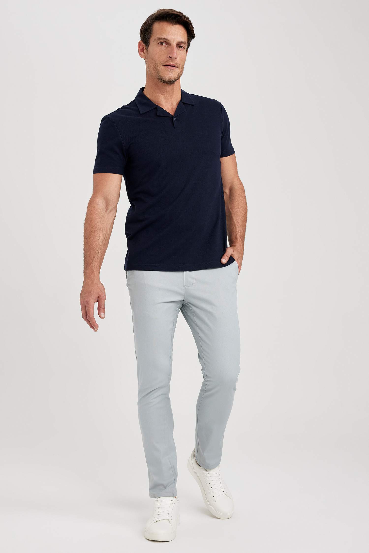 Modern Fit Pike Kısa Kollu Polo Tişört