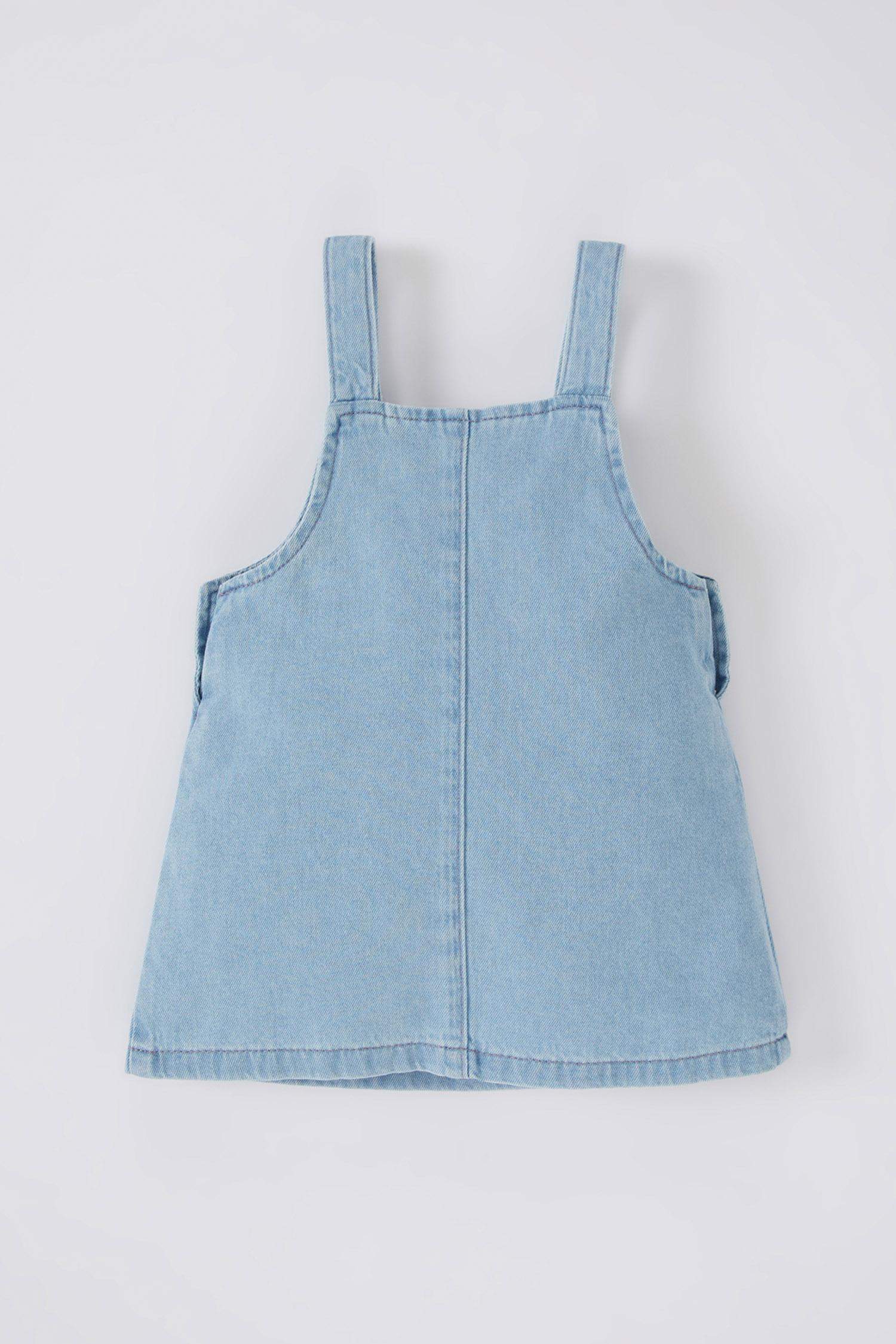 Джинсовый комбинезон для малышей девочек