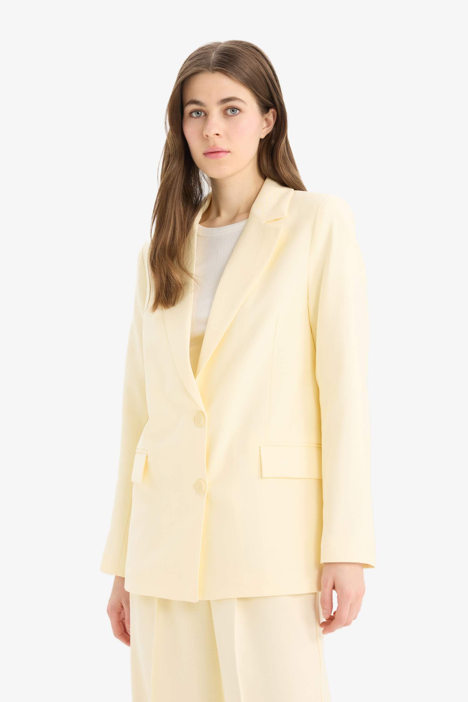 Afra x Defacto Loose Fit Double Breasted Buttoned Blazer