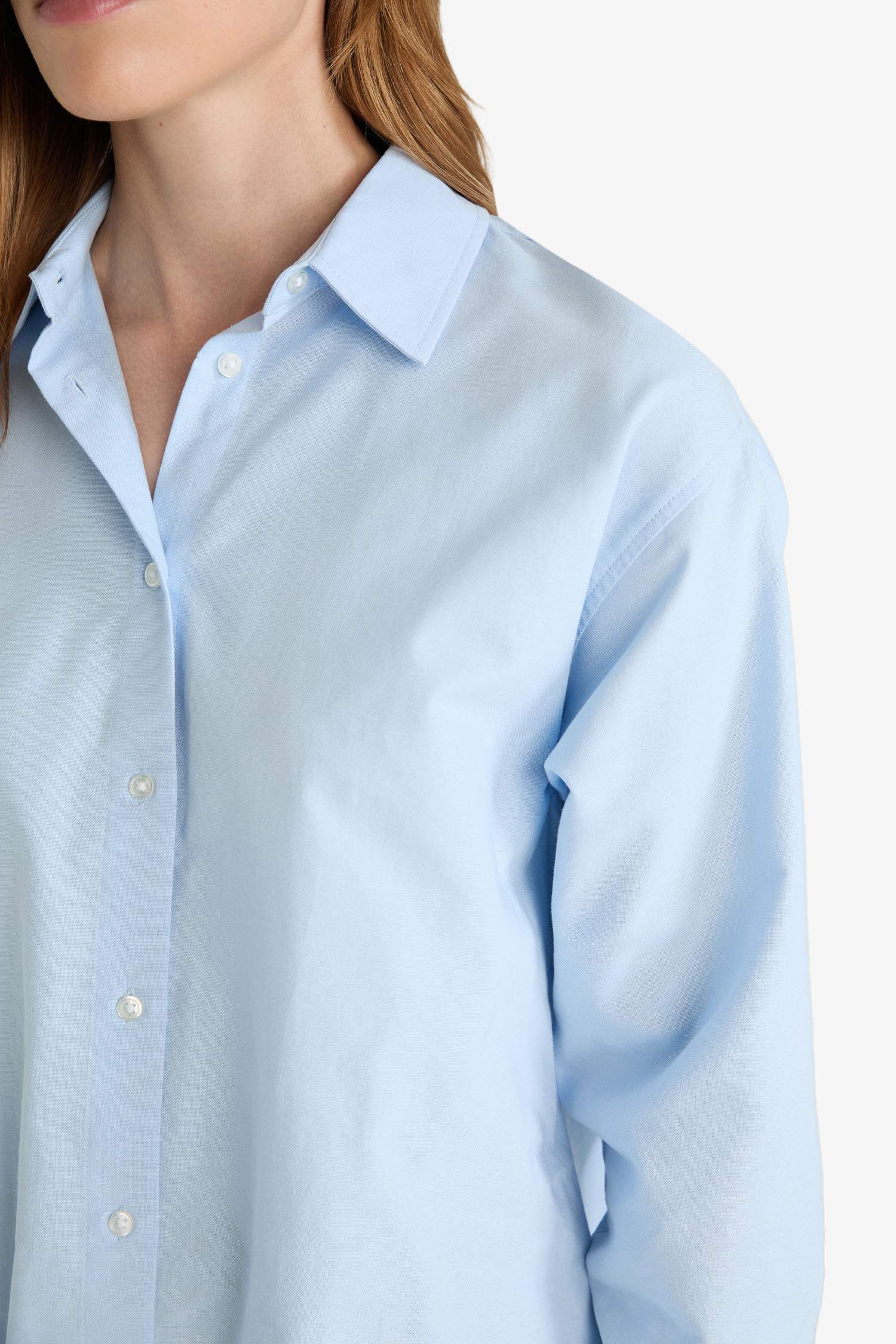 قميص ردن طويل أوكسفورد اوفر سايز