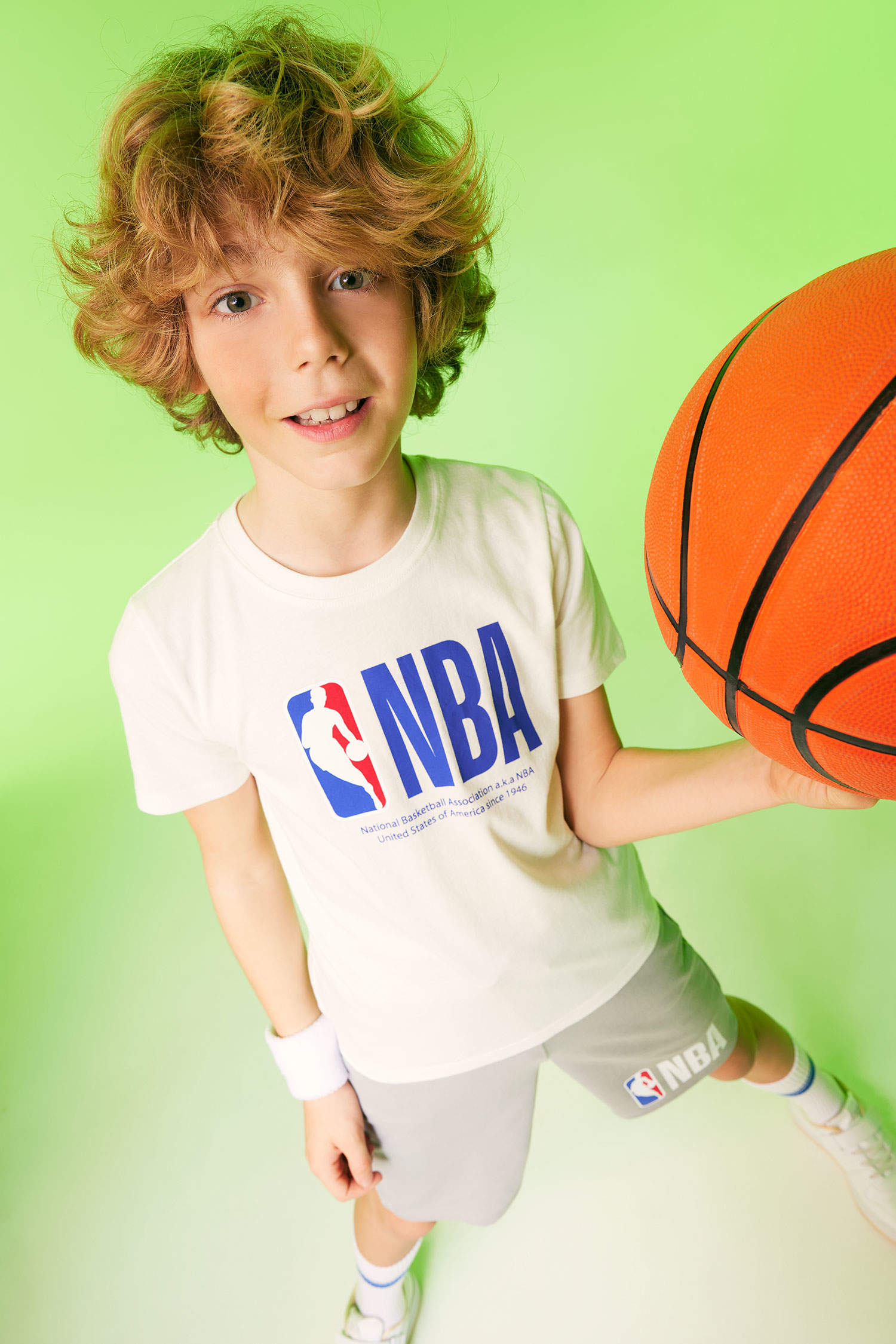 Ecru BOYS TEENS Boy NBA Licensed Regular Fit Crew Neck Sleeved T- Shirt 2775809 | DeFacto