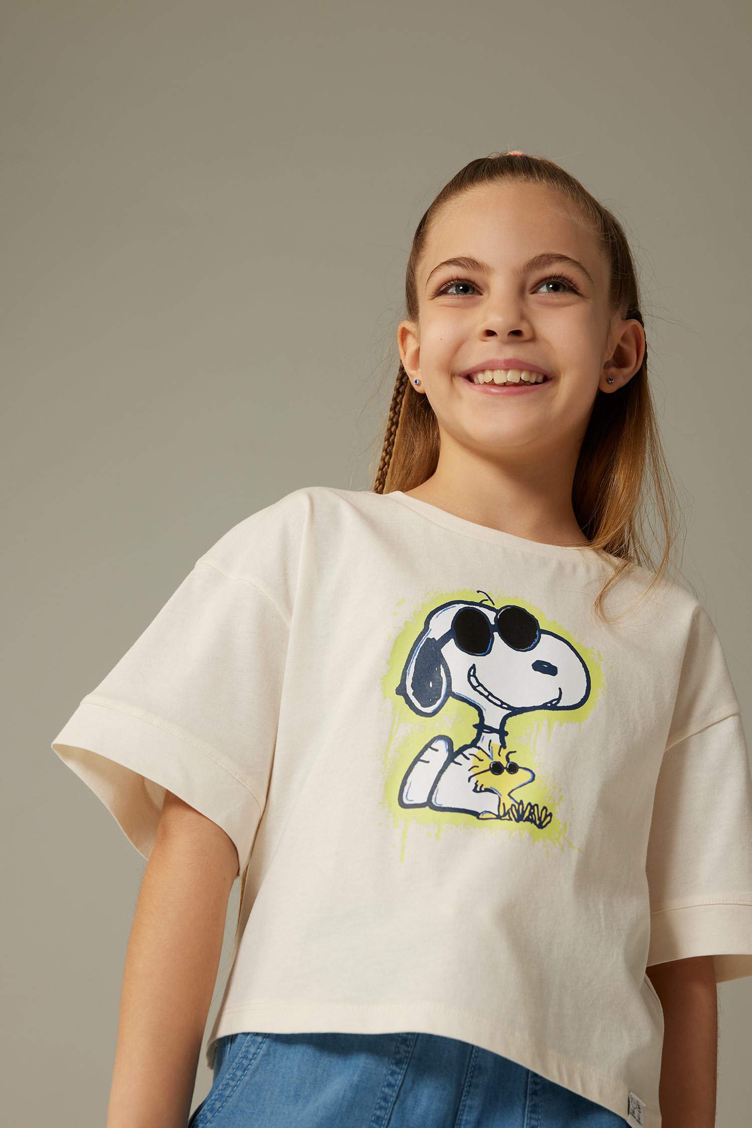 تي شيرت كروب بناتي نص كم من سنوبي