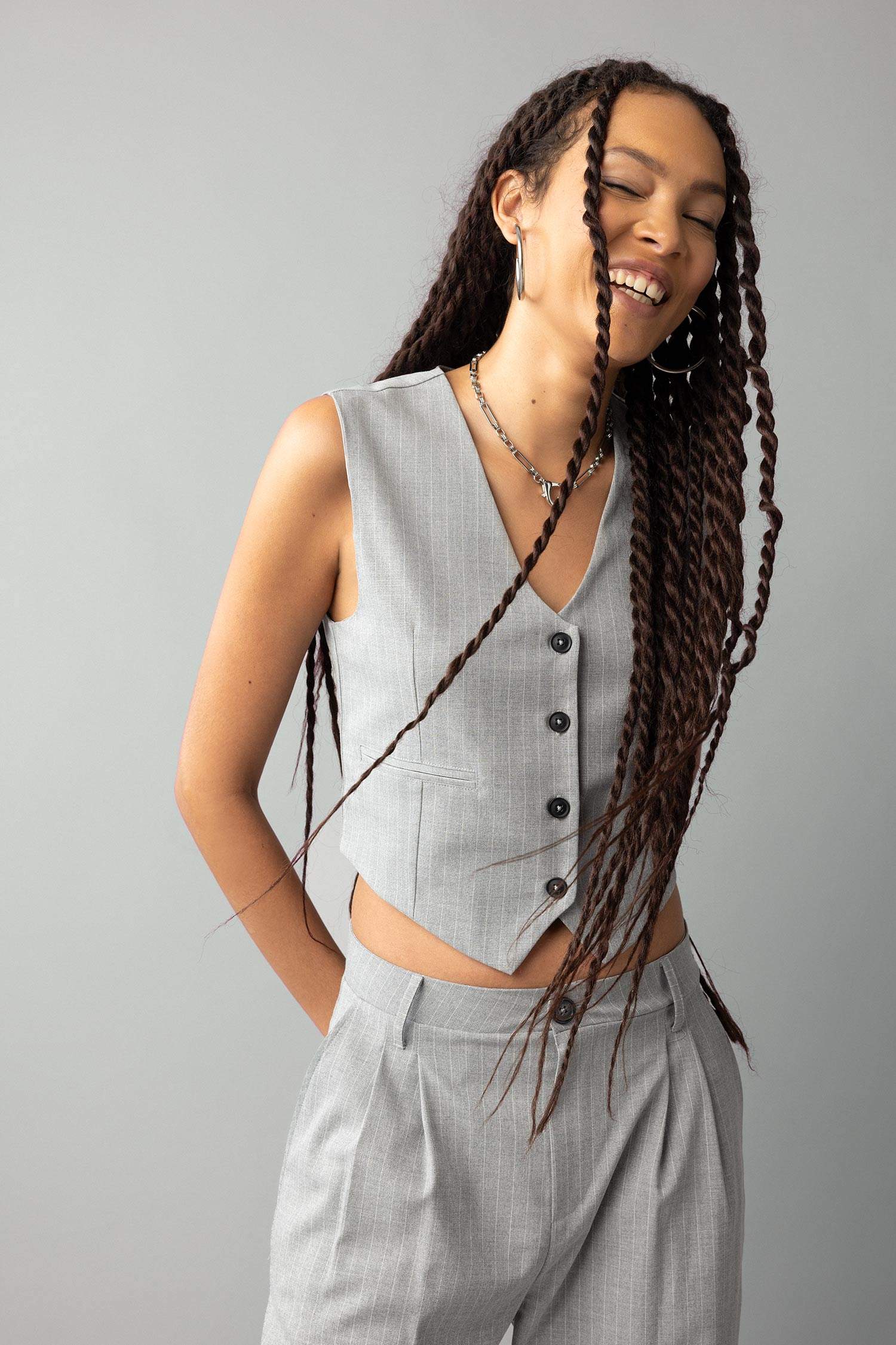 Жилет стандартного кроя для женщин