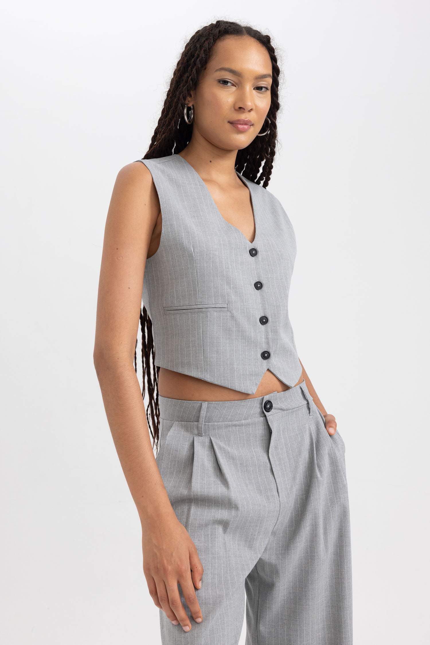 Жилет стандартного кроя для женщин