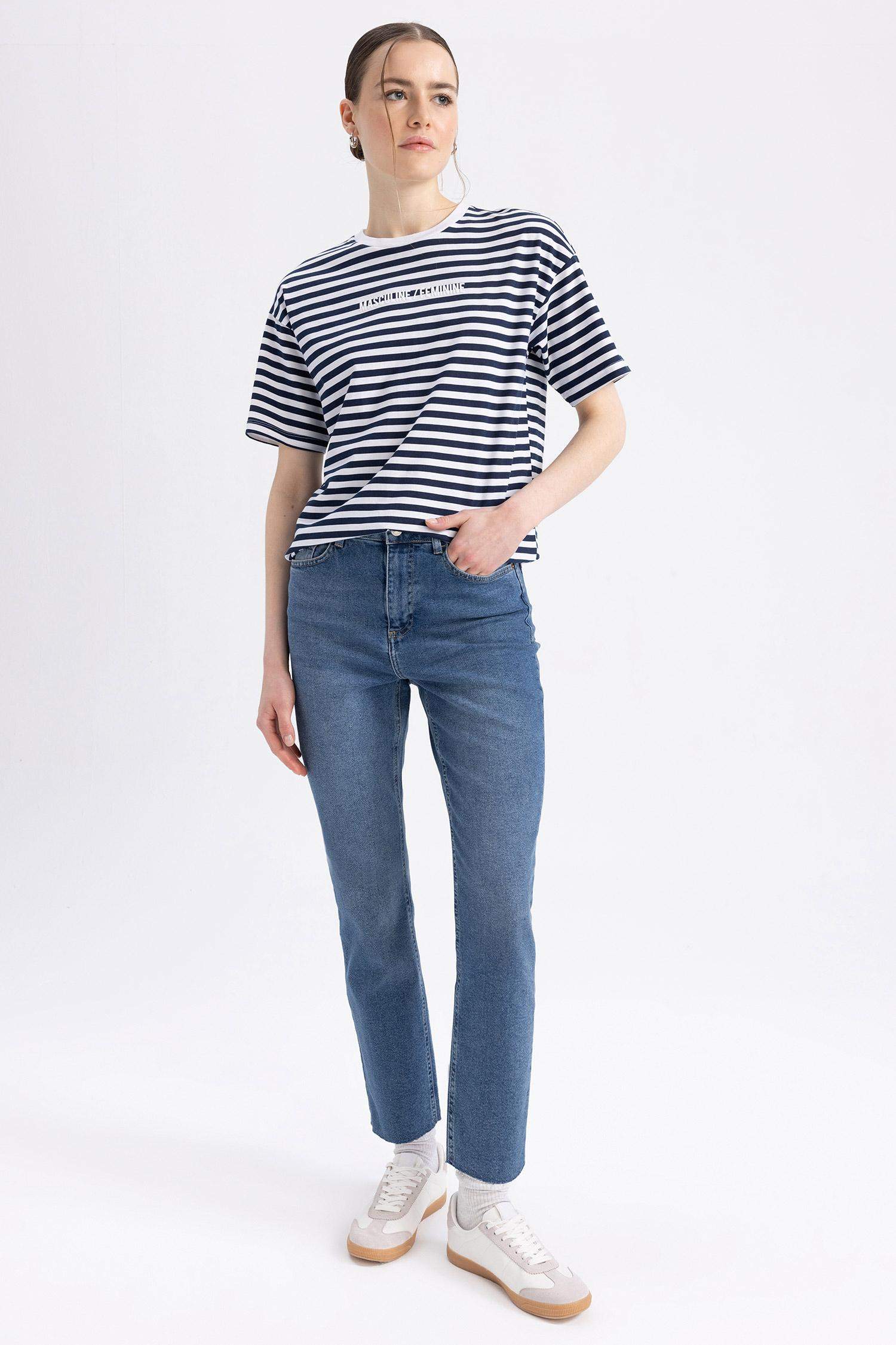 Джинсы Mary Vintage Straght с высокой талией