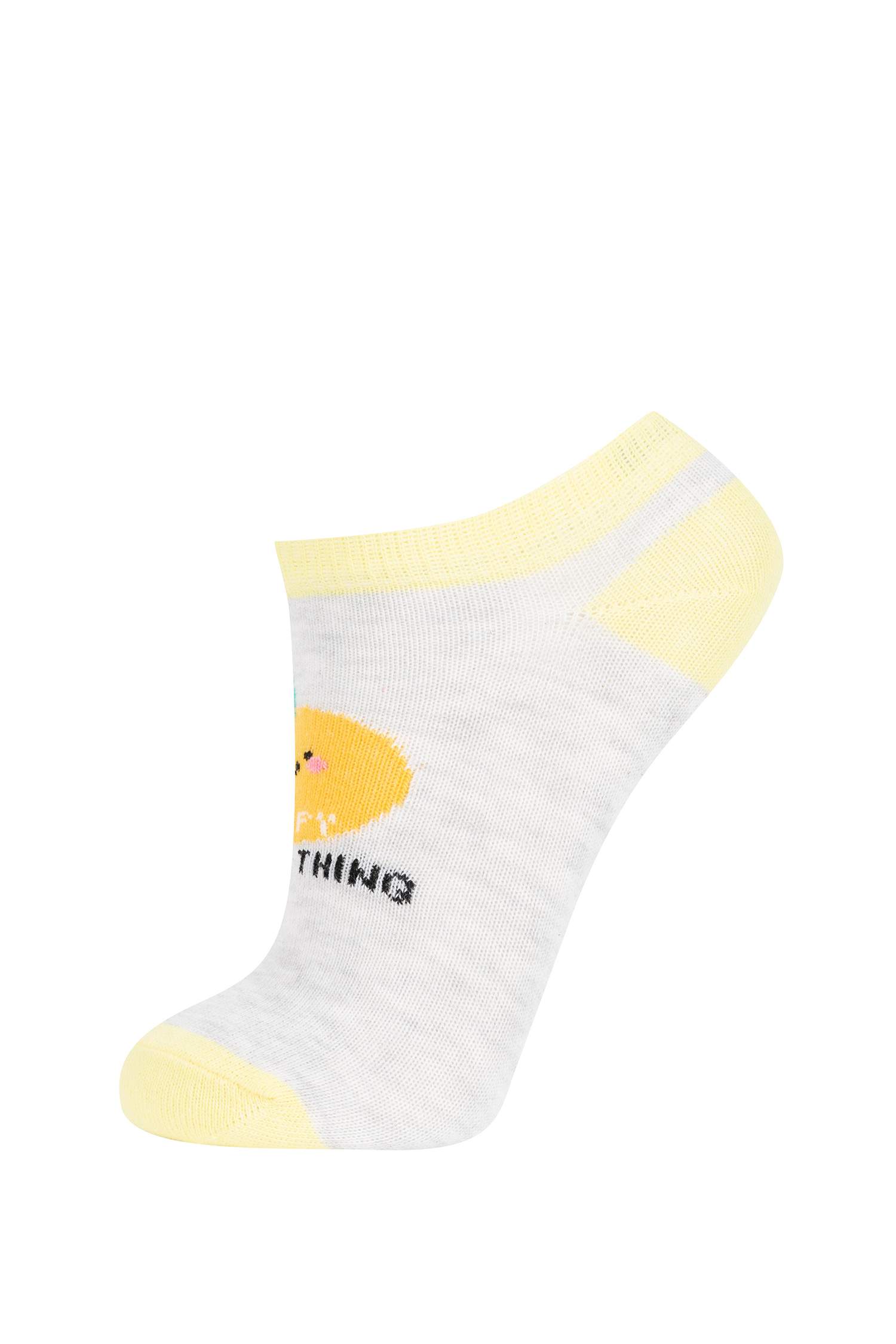 Kız Çocuk 7'li Pamuklu Patik Çorap