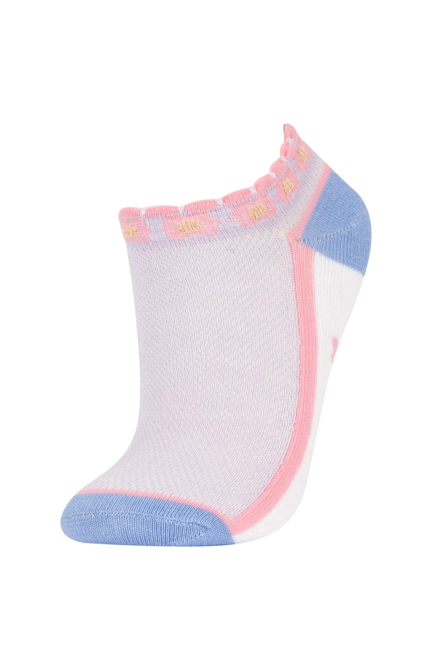 Chaussettes Courtes Coton pour Fille - 5 Paires