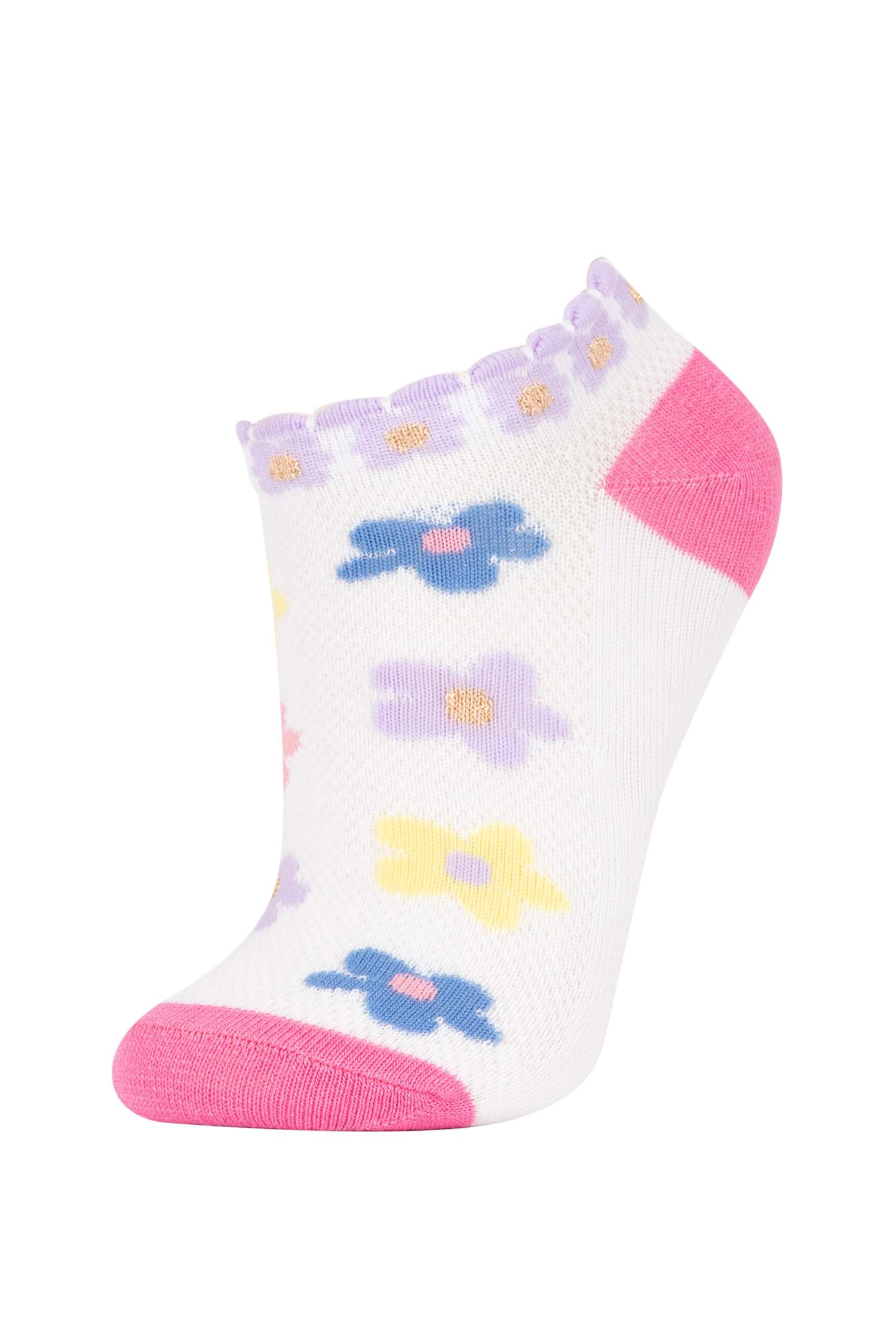Chaussettes Courtes Coton pour Fille - 5 Paires