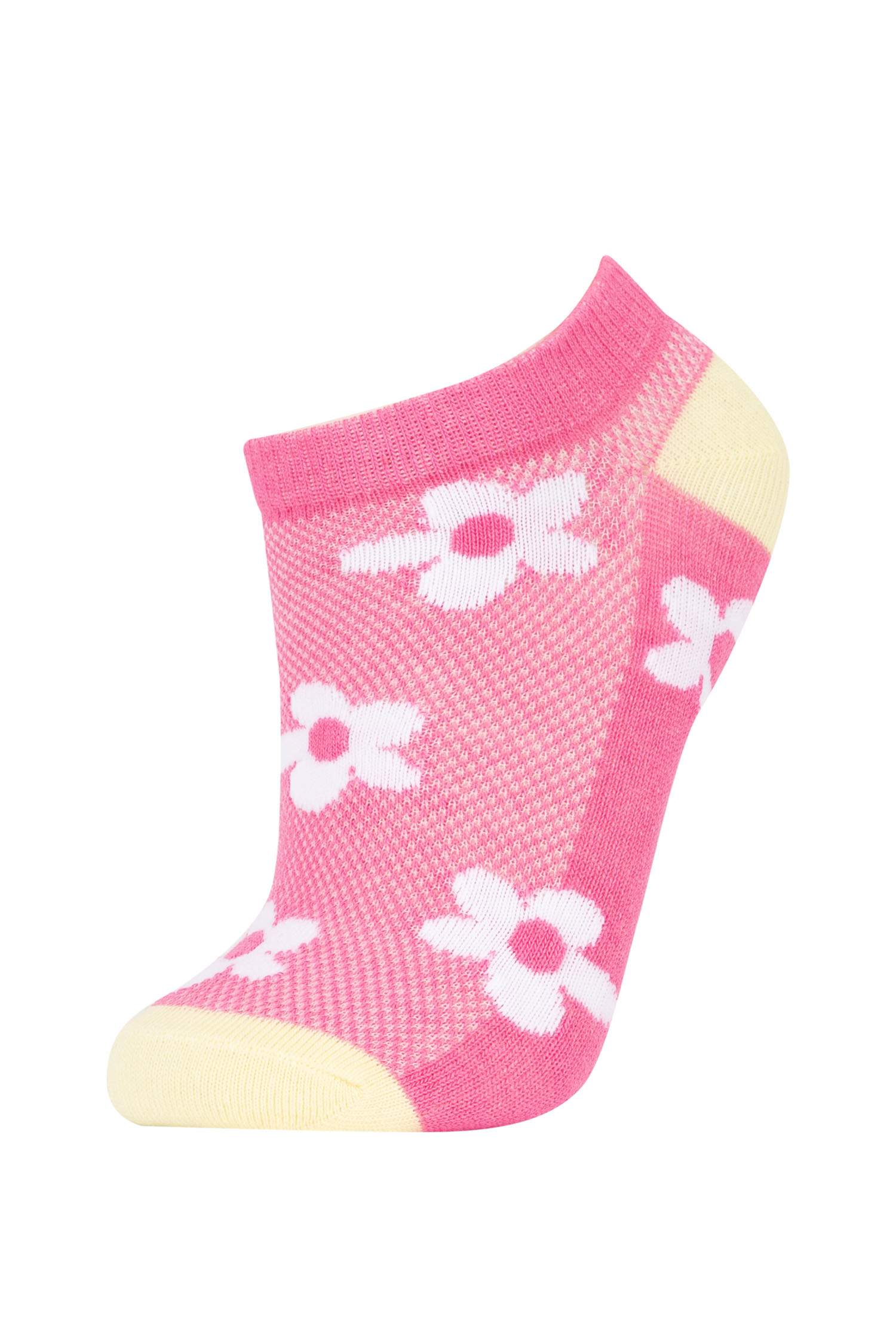 Chaussettes Courtes Coton pour Fille - 5 Paires