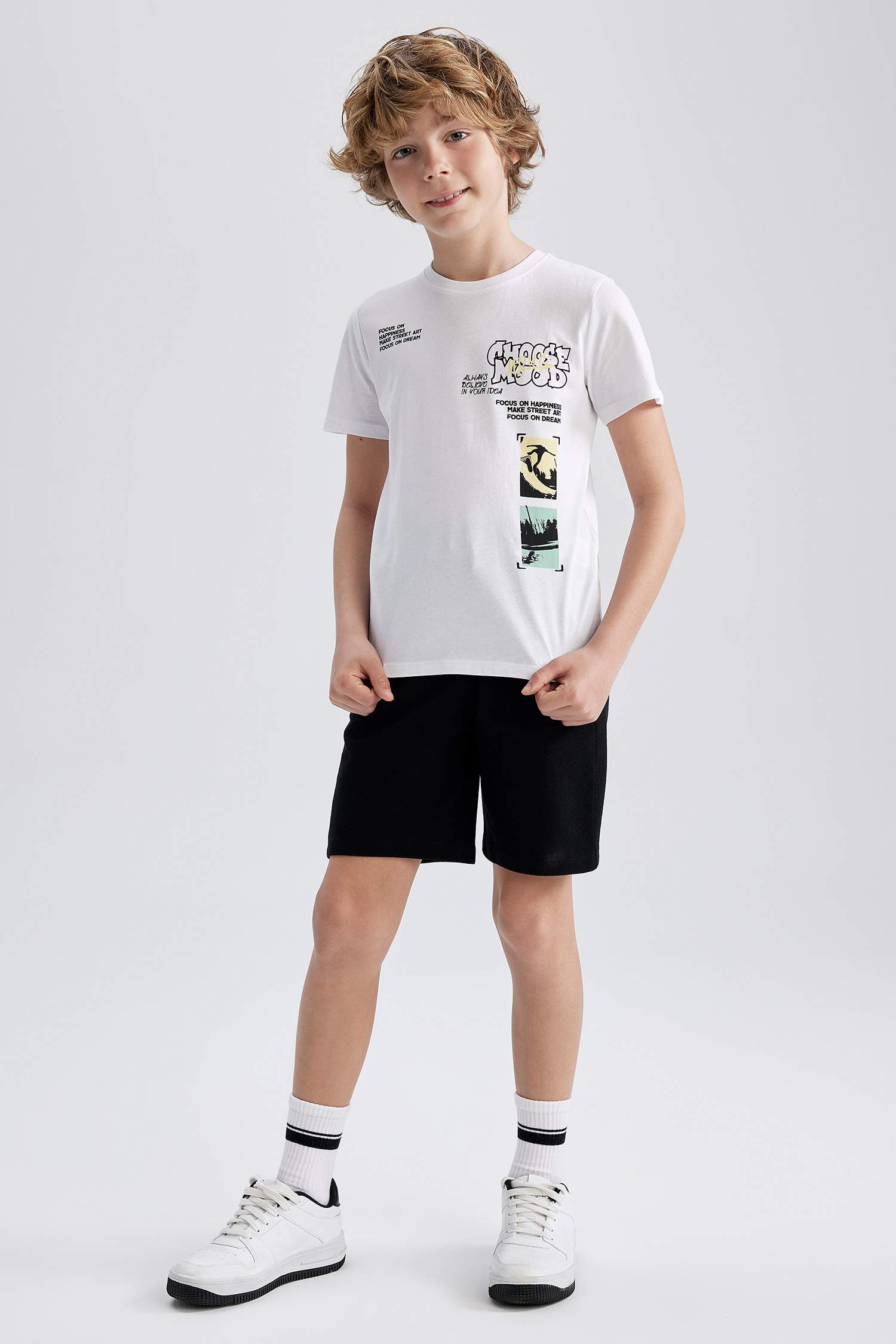 سيت ولادي شورت تيشيرت - قطعتين