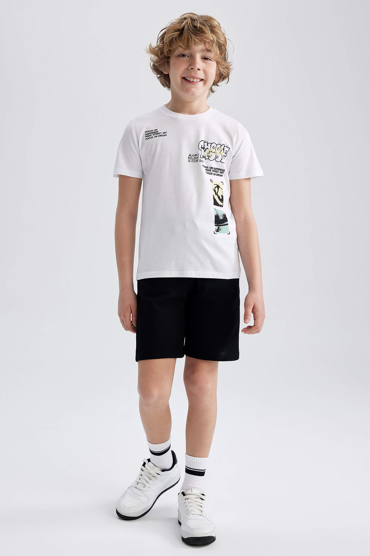 سيت ولادي شورت تيشيرت - قطعتين