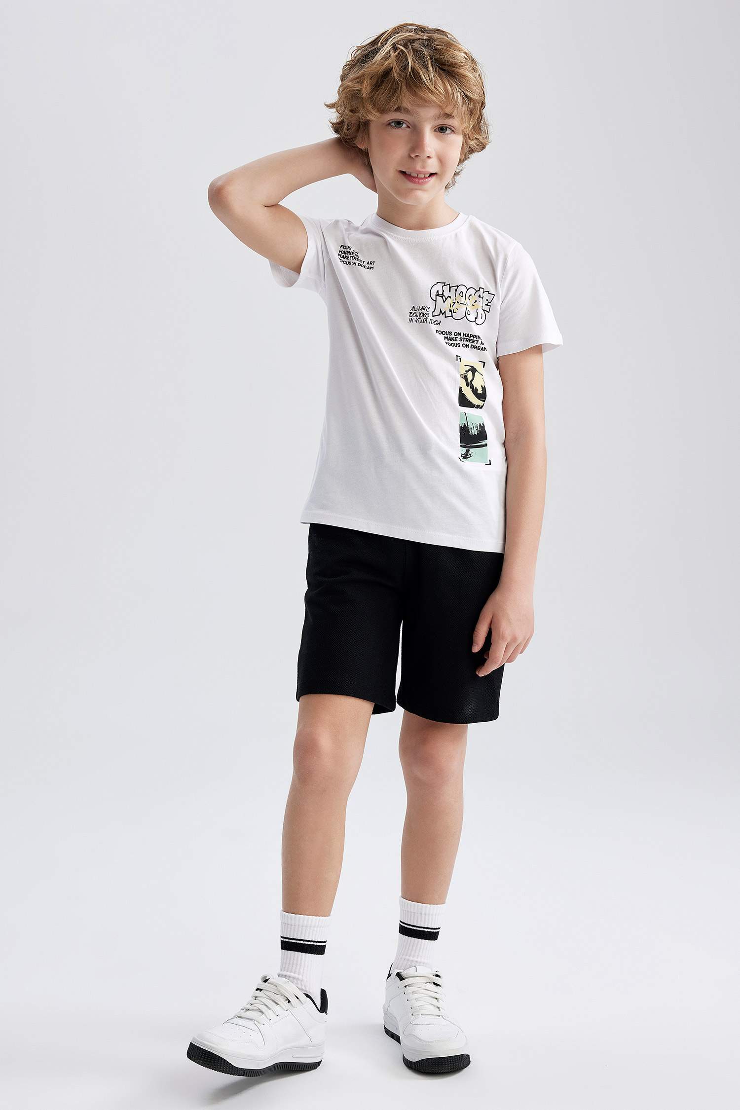 سيت ولادي شورت تيشيرت - قطعتين