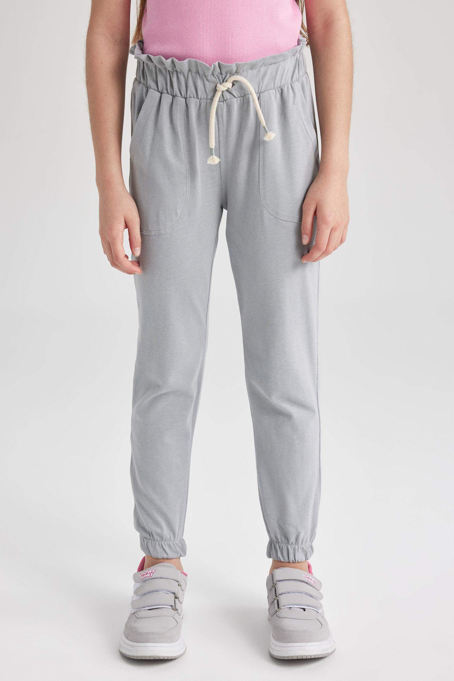 بنطلون بناتي جيرسي جوجر