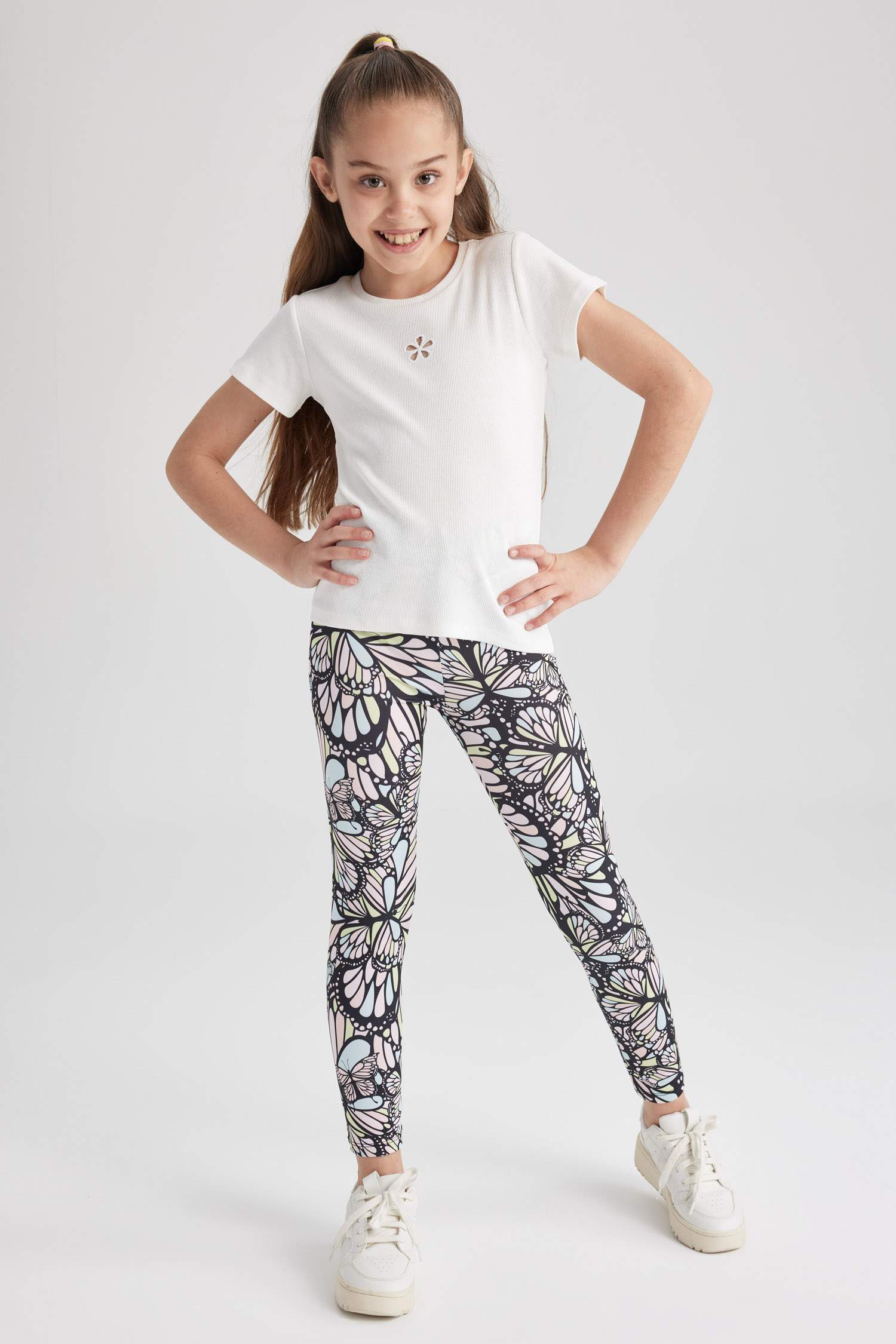 Girl Long Length 2 Pack Tights