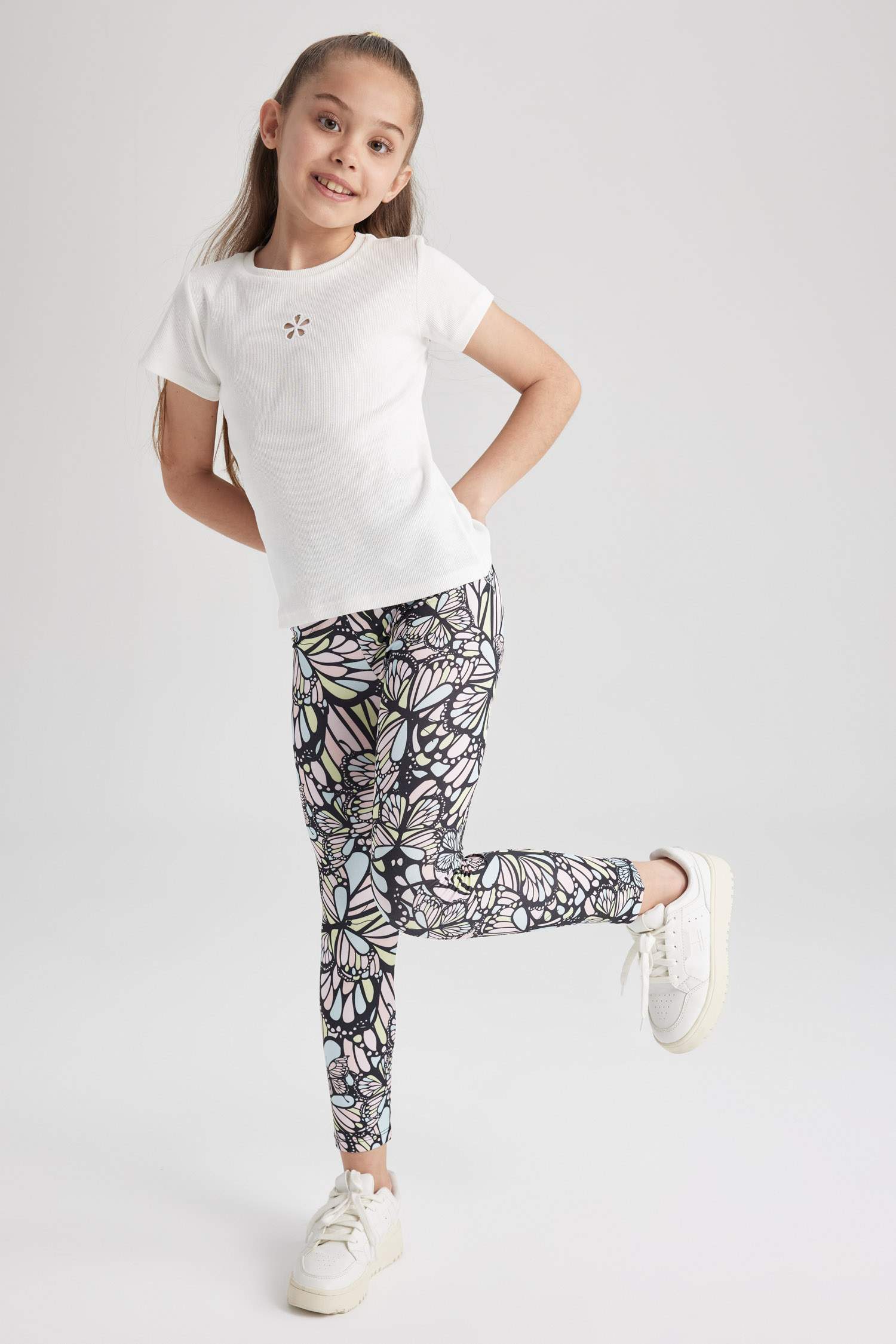 Girl Long Length 2 Pack Tights