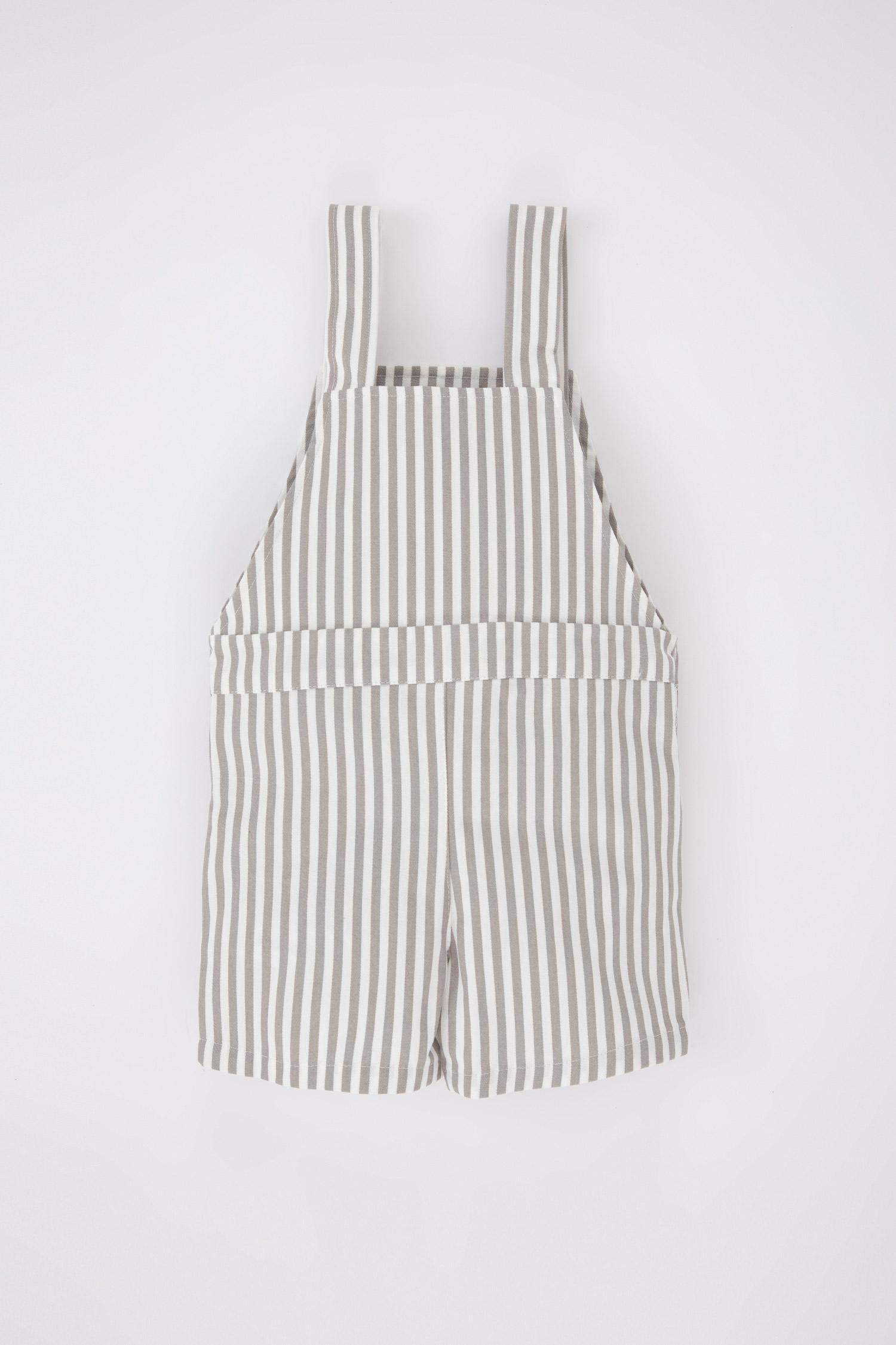 Baby Boy Printed Gabardine Jumpsuit