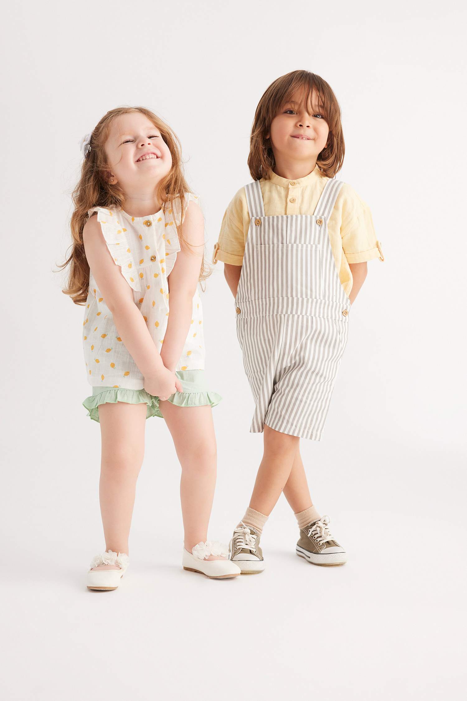 Baby Boy Printed Gabardine Jumpsuit