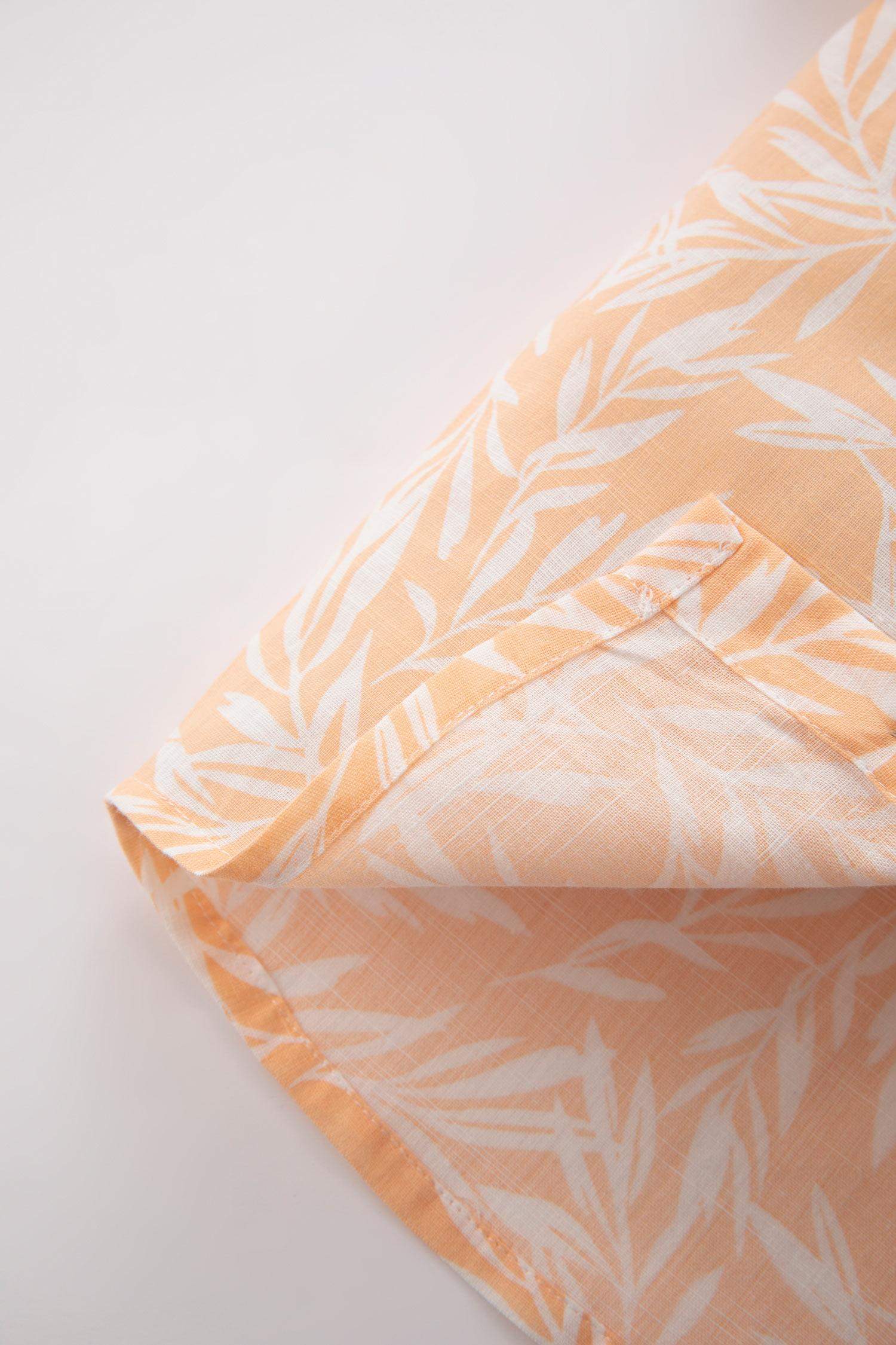 Chemises à manches courtes Col De Chemise Manche Courte Motif Tropical