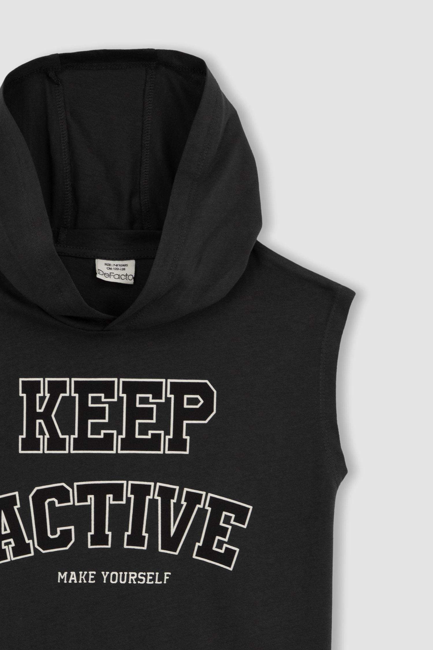 Майка с капюшоном для мальчиков