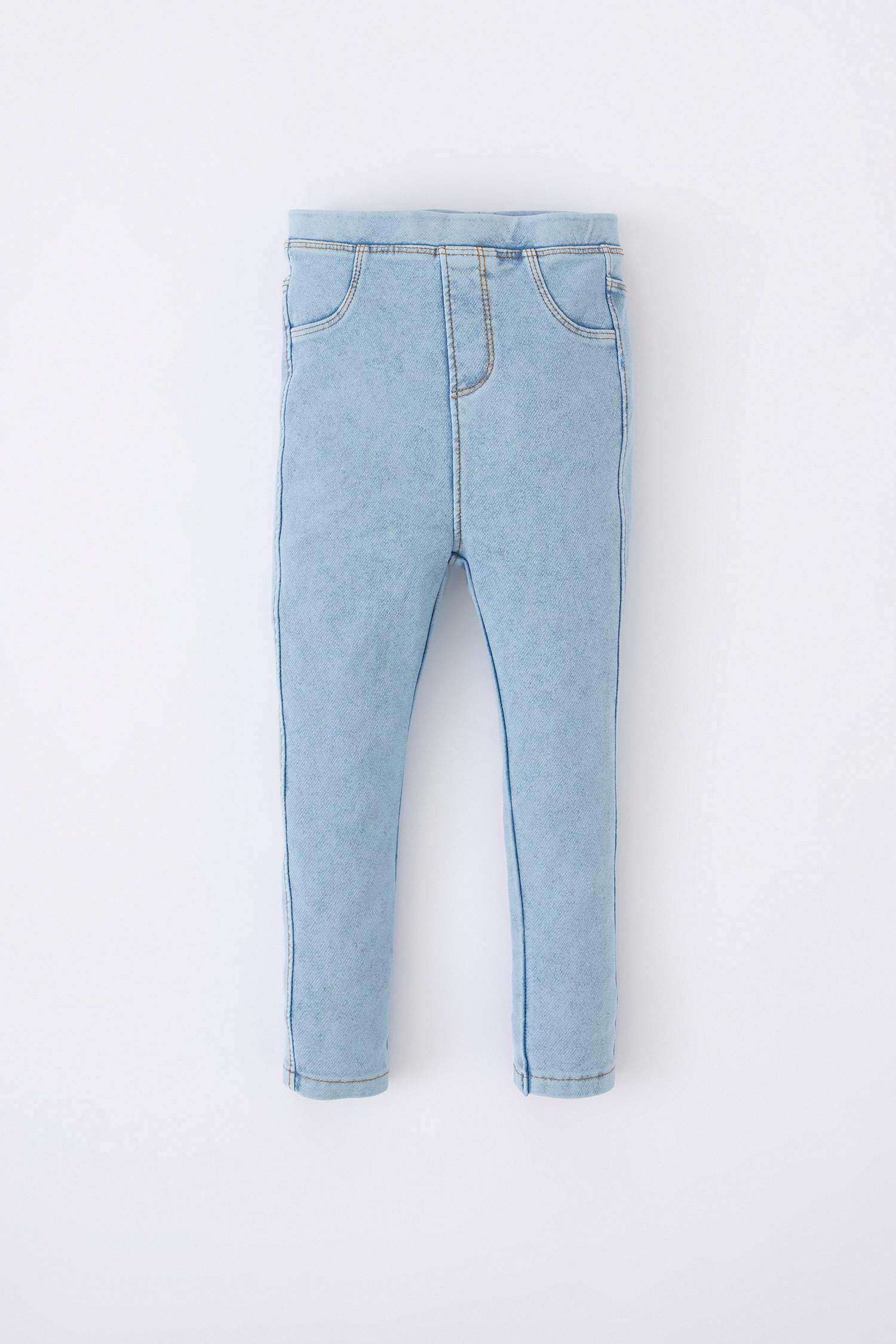 Джинсовые леггинсы для малышей девочек