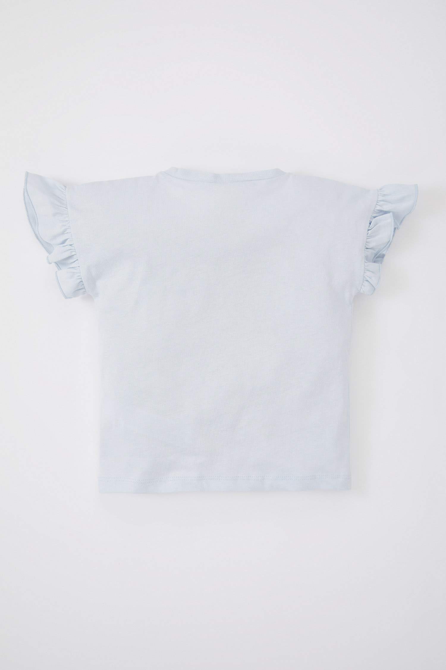 تيشيرت بناتي قصة عادية بطبعة شعار