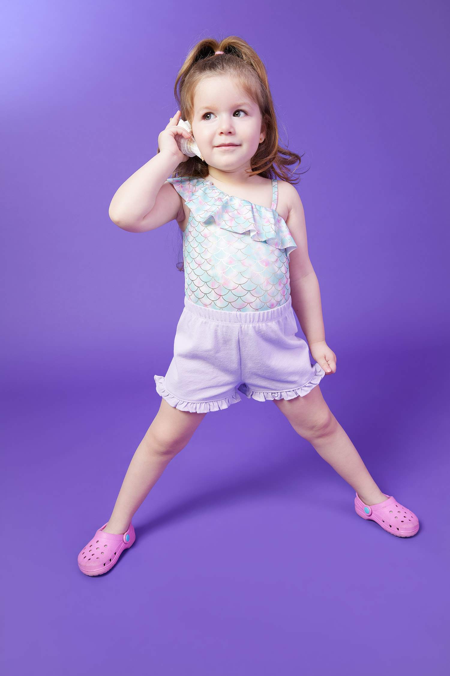 شورت بناتي بيكة بقصة عادية