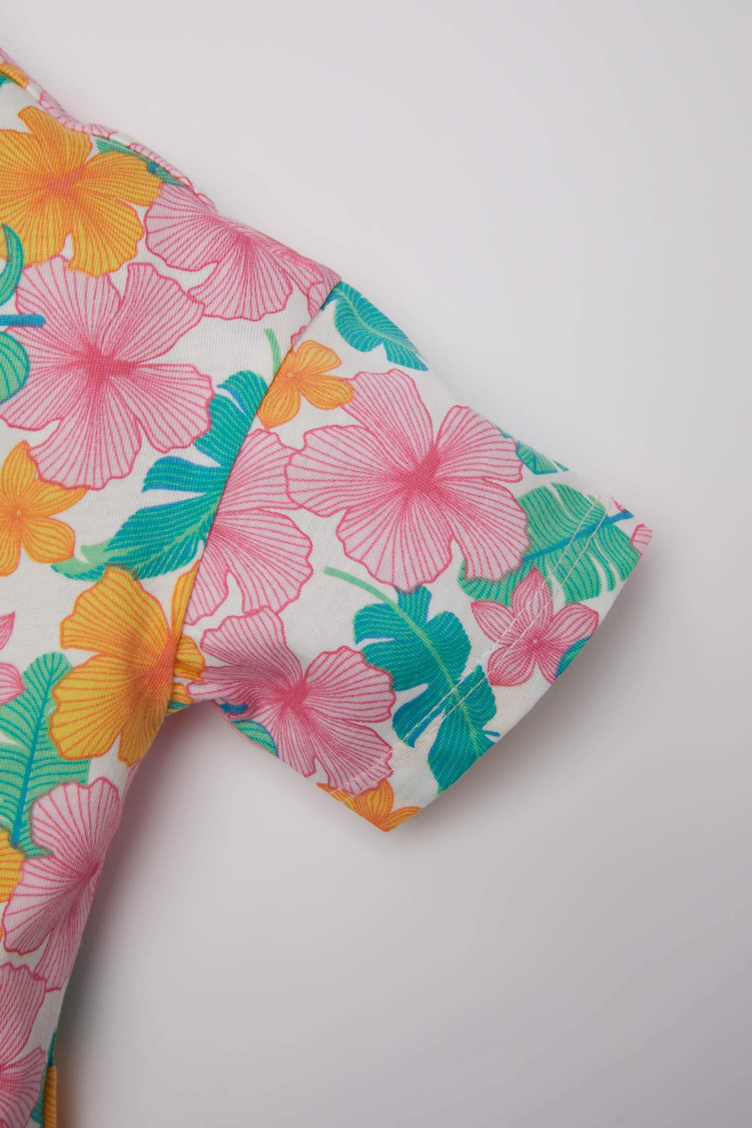 سيت بناتي تيشيرت شورت قصة عادية - قطعتين