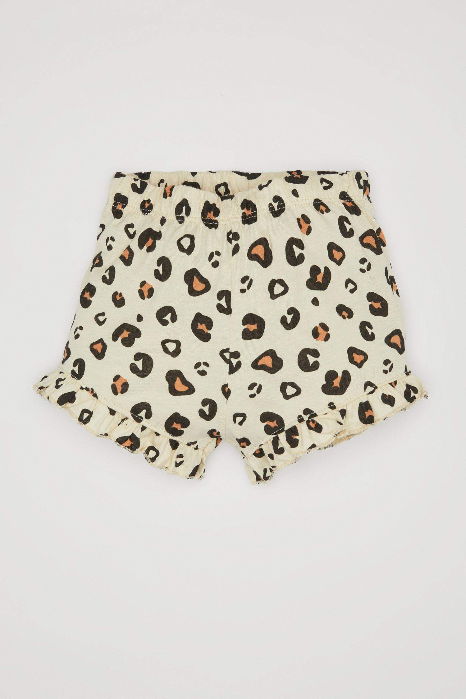 Ensemble de T-shirt à col rond et Short à motifs pour BéBé Fille