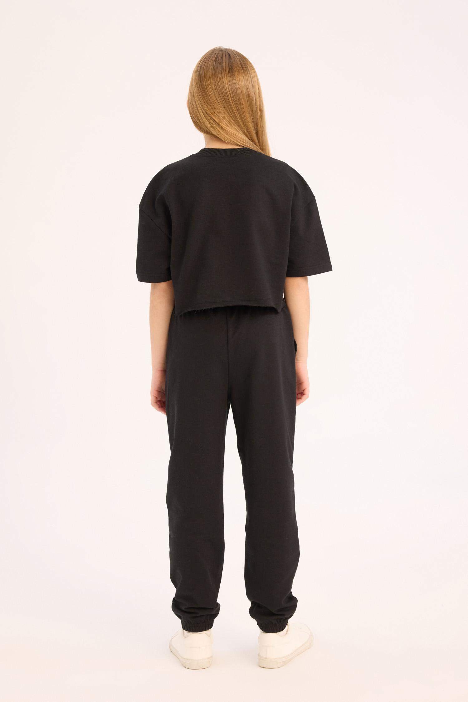 Girl Sweatshirt Fabric 2 Piece Set