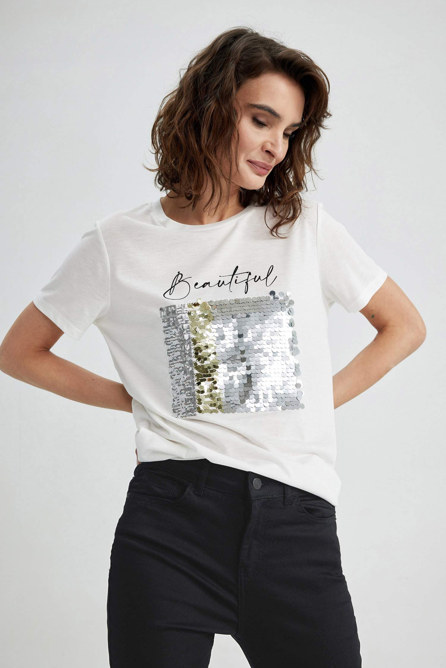 Regular Fit Crew Neck Short Sleeve T-Shirt