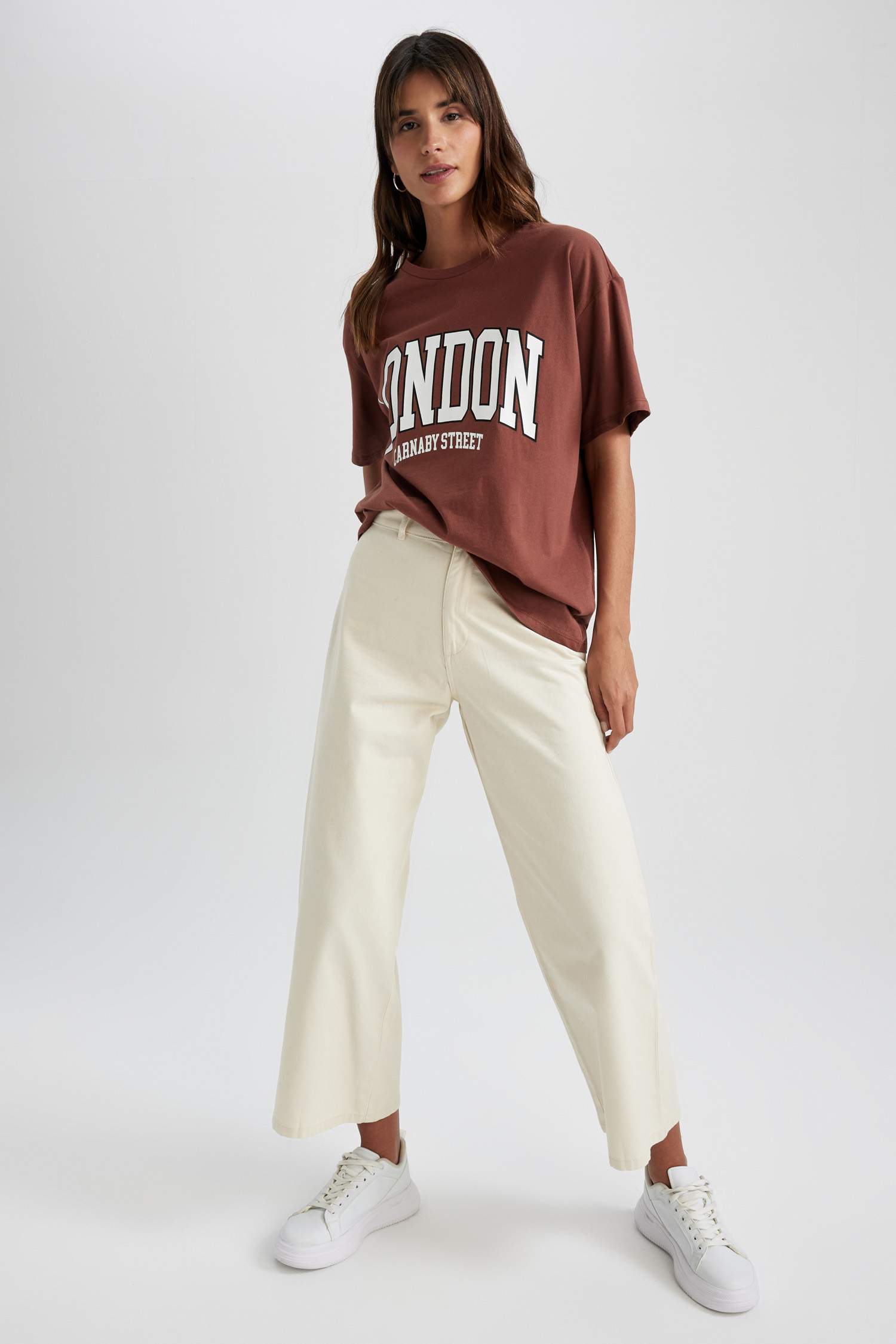 дөңгелек жаға қала супрема мақтасы Қысқа жеңді футболка